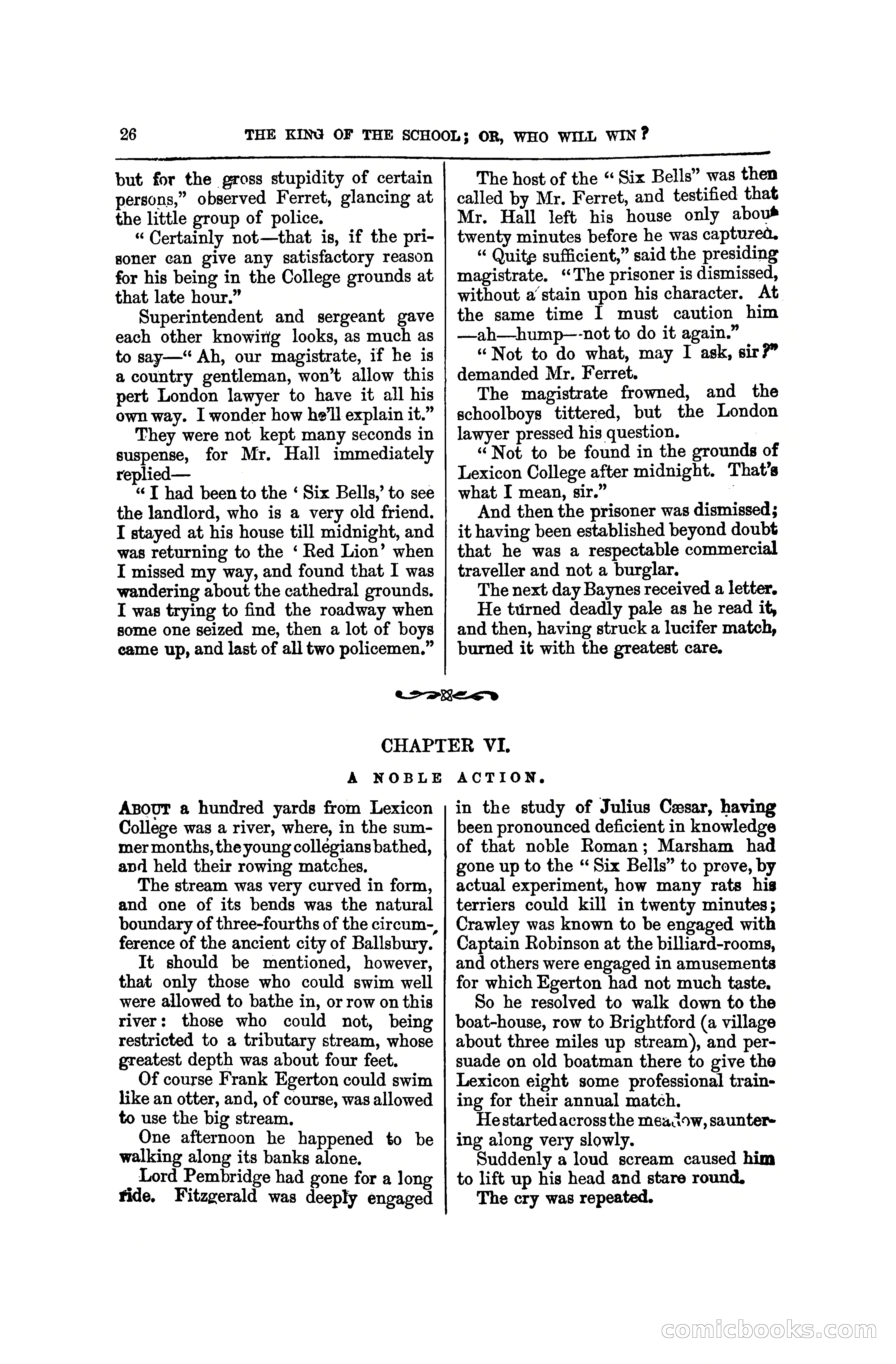 The King of the School, or, Who will Win? — page 32 of 150