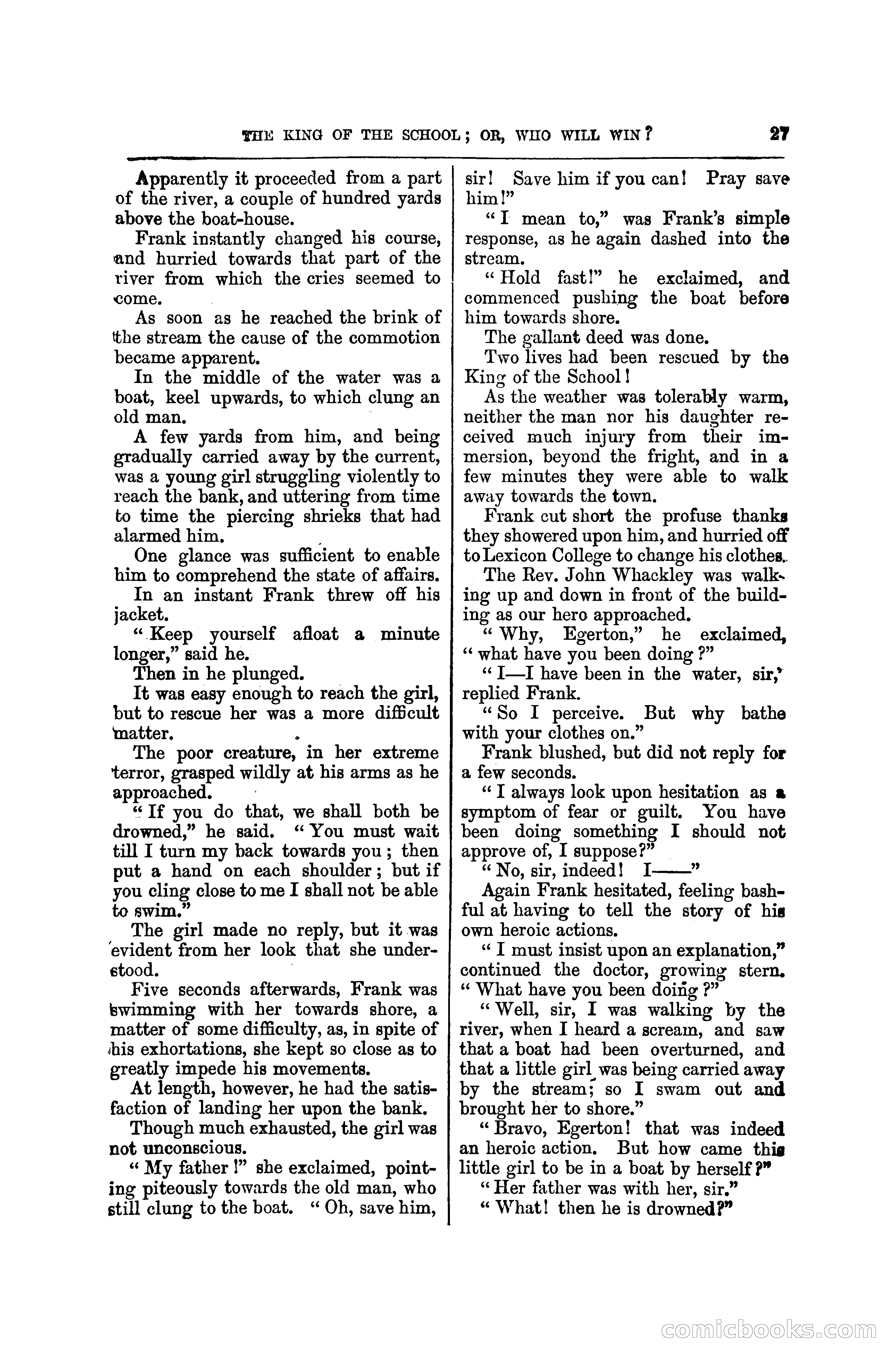 The King of the School, or, Who will Win? — page 33 of 150