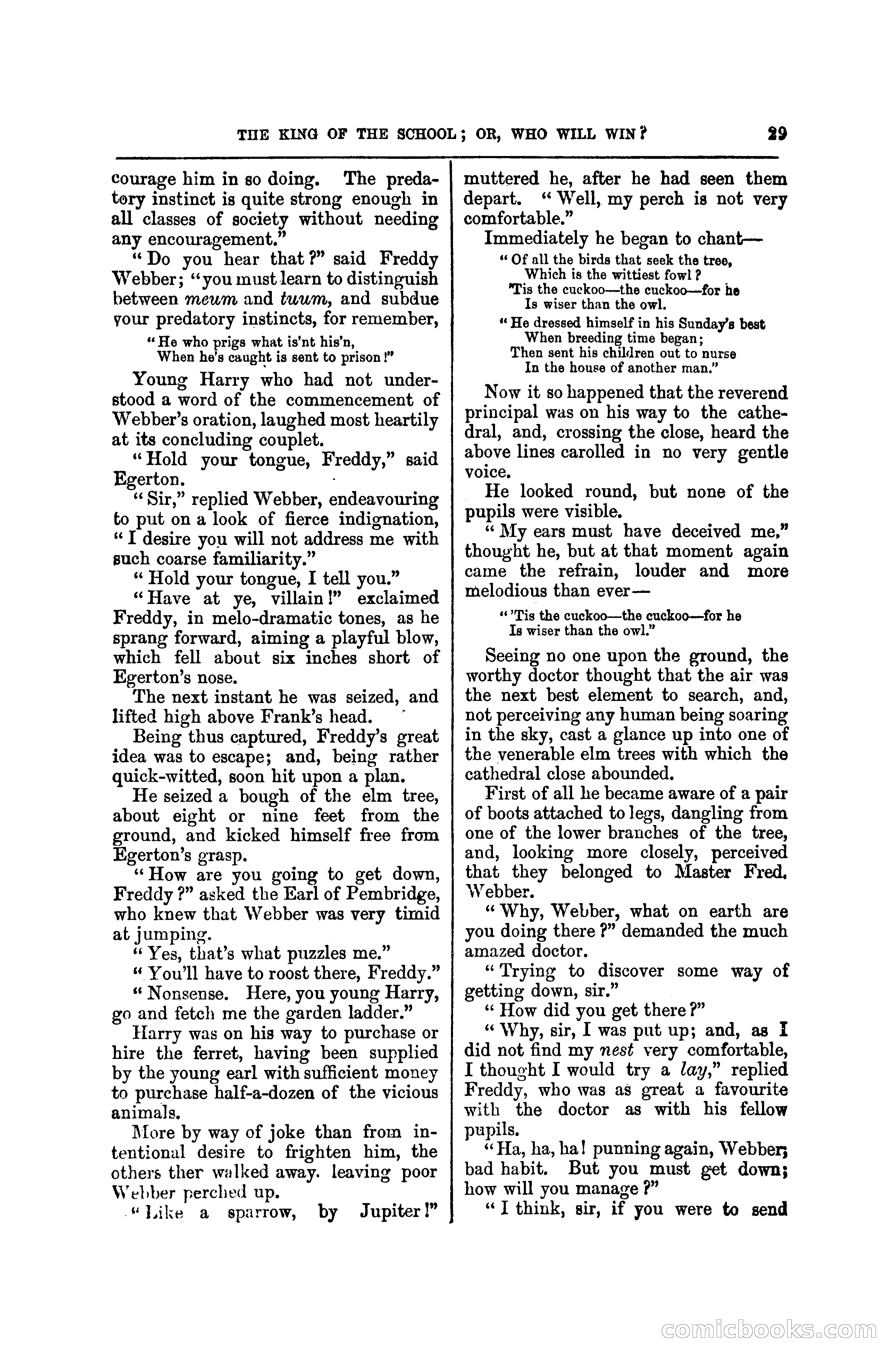 The King of the School, or, Who will Win? — page 35 of 150