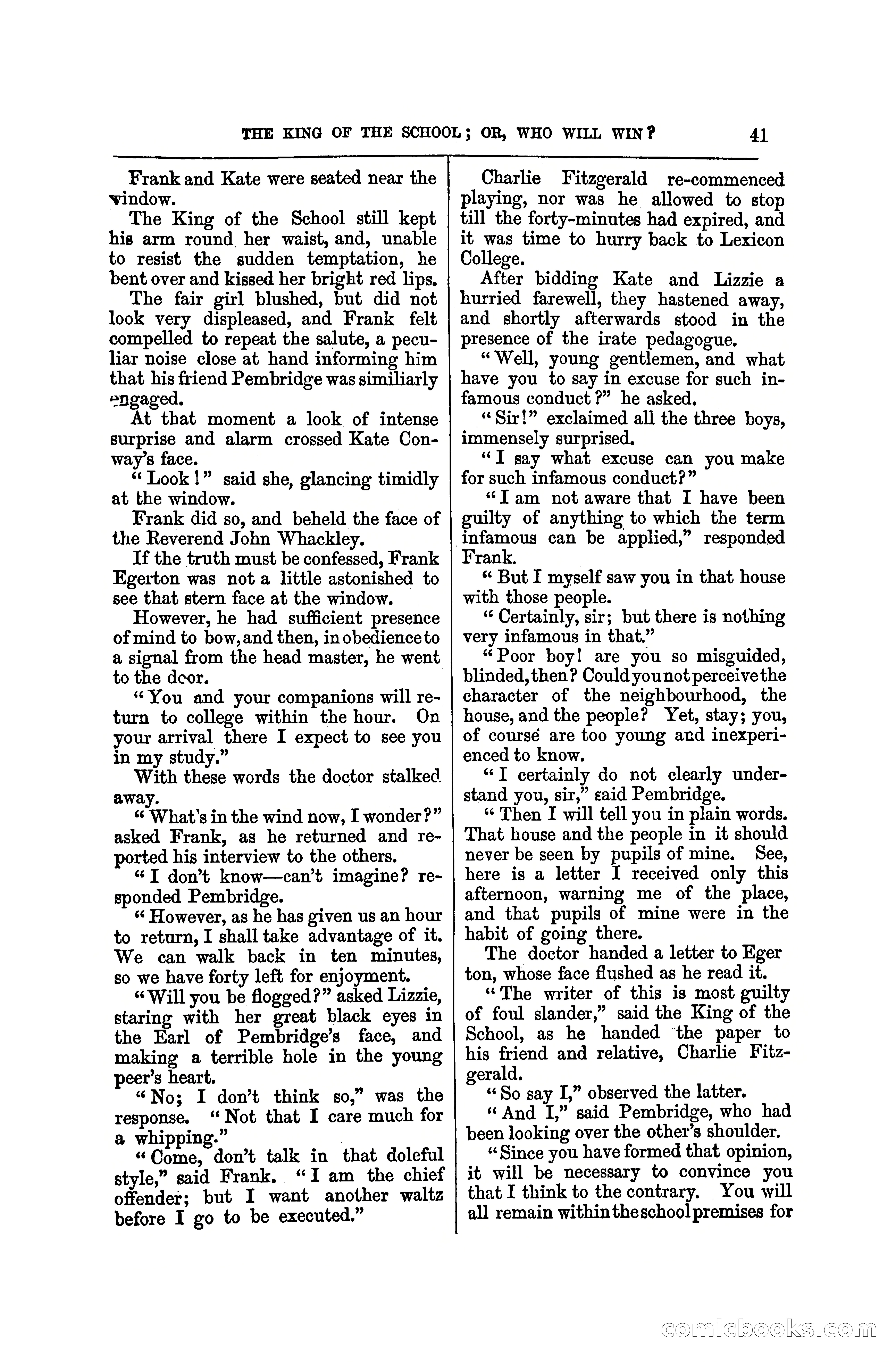 The King of the School, or, Who will Win? — page 47 of 150