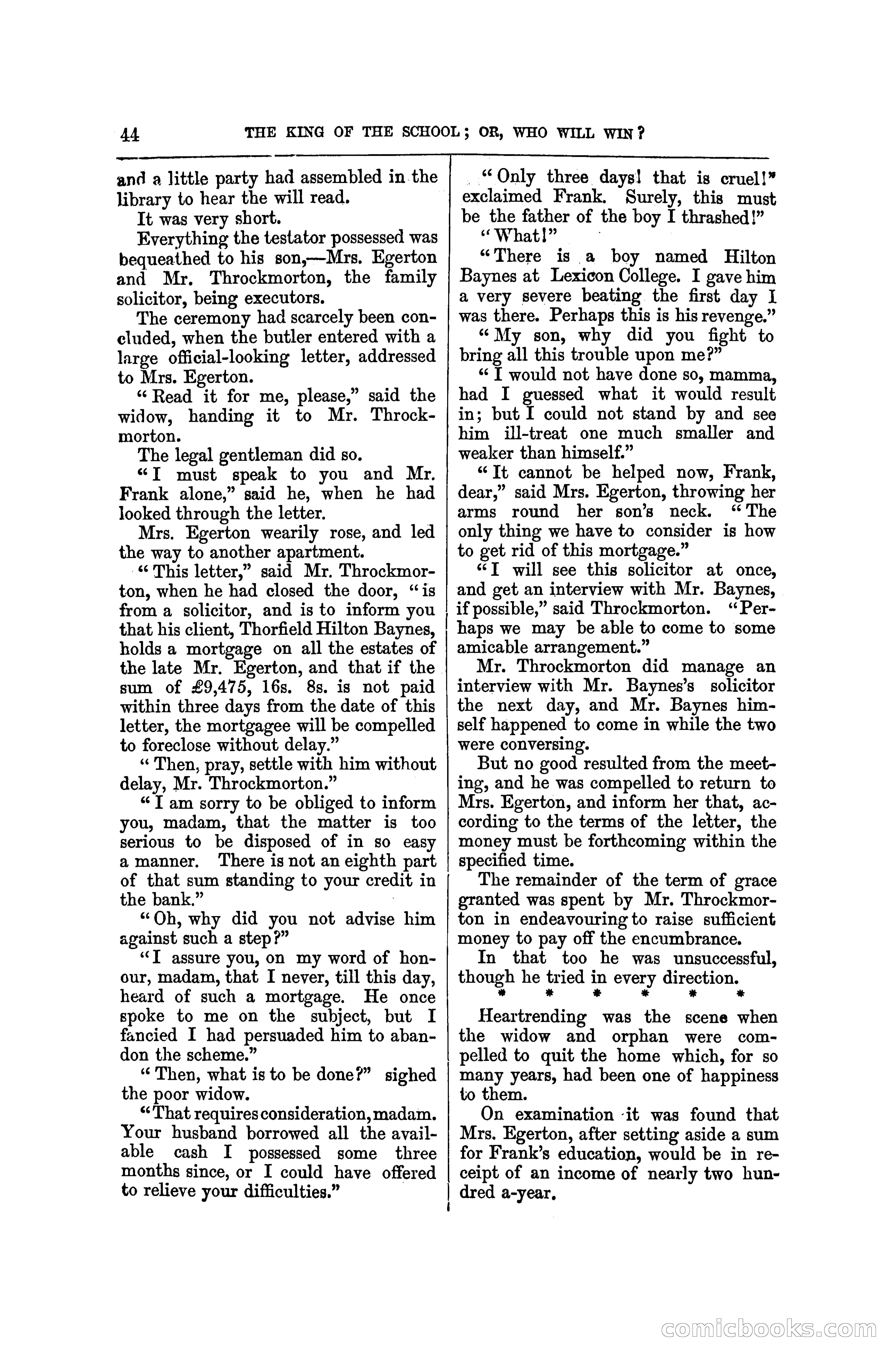 The King of the School, or, Who will Win? — page 50 of 150
