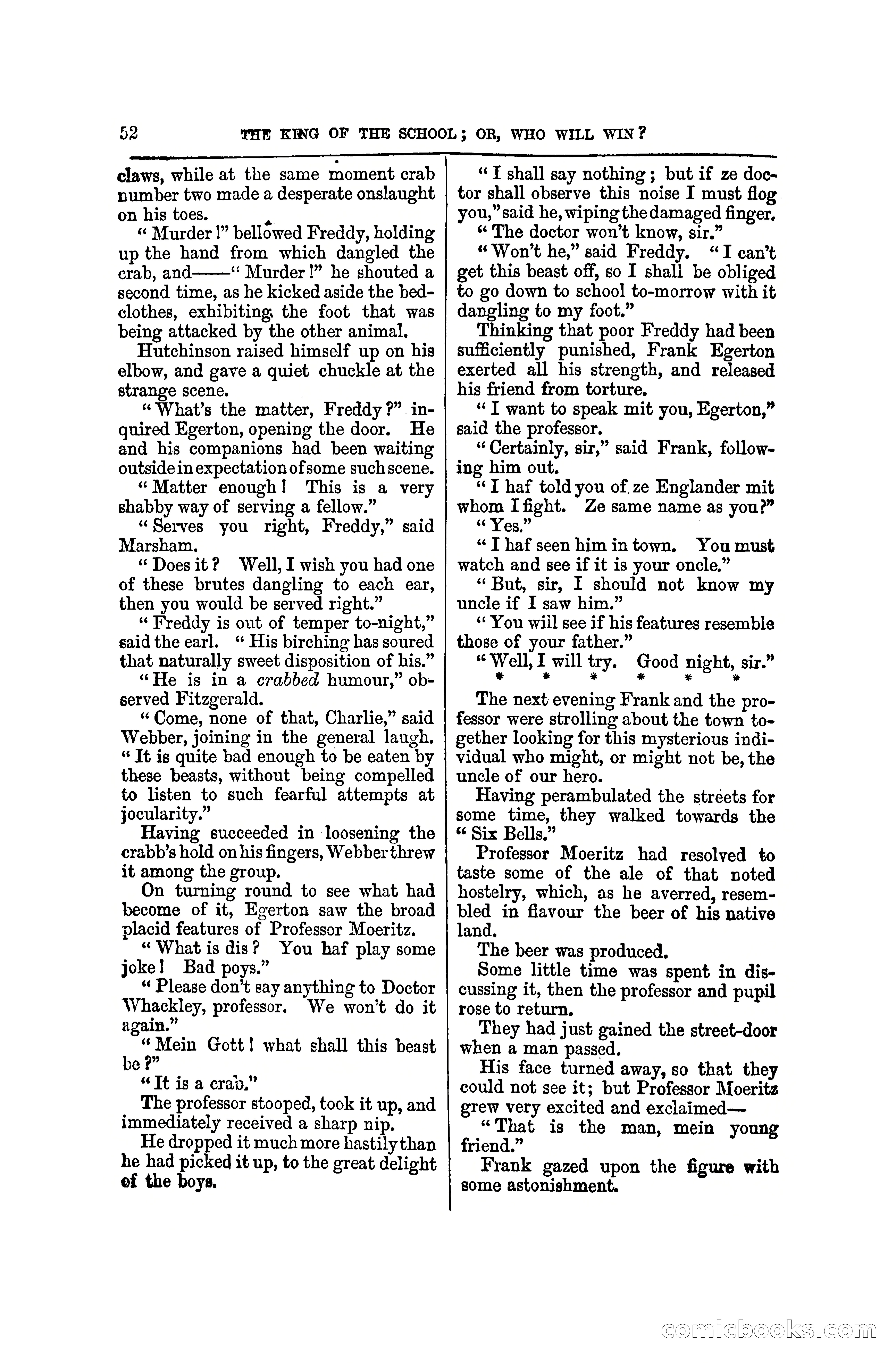 The King of the School, or, Who will Win? — page 58 of 150