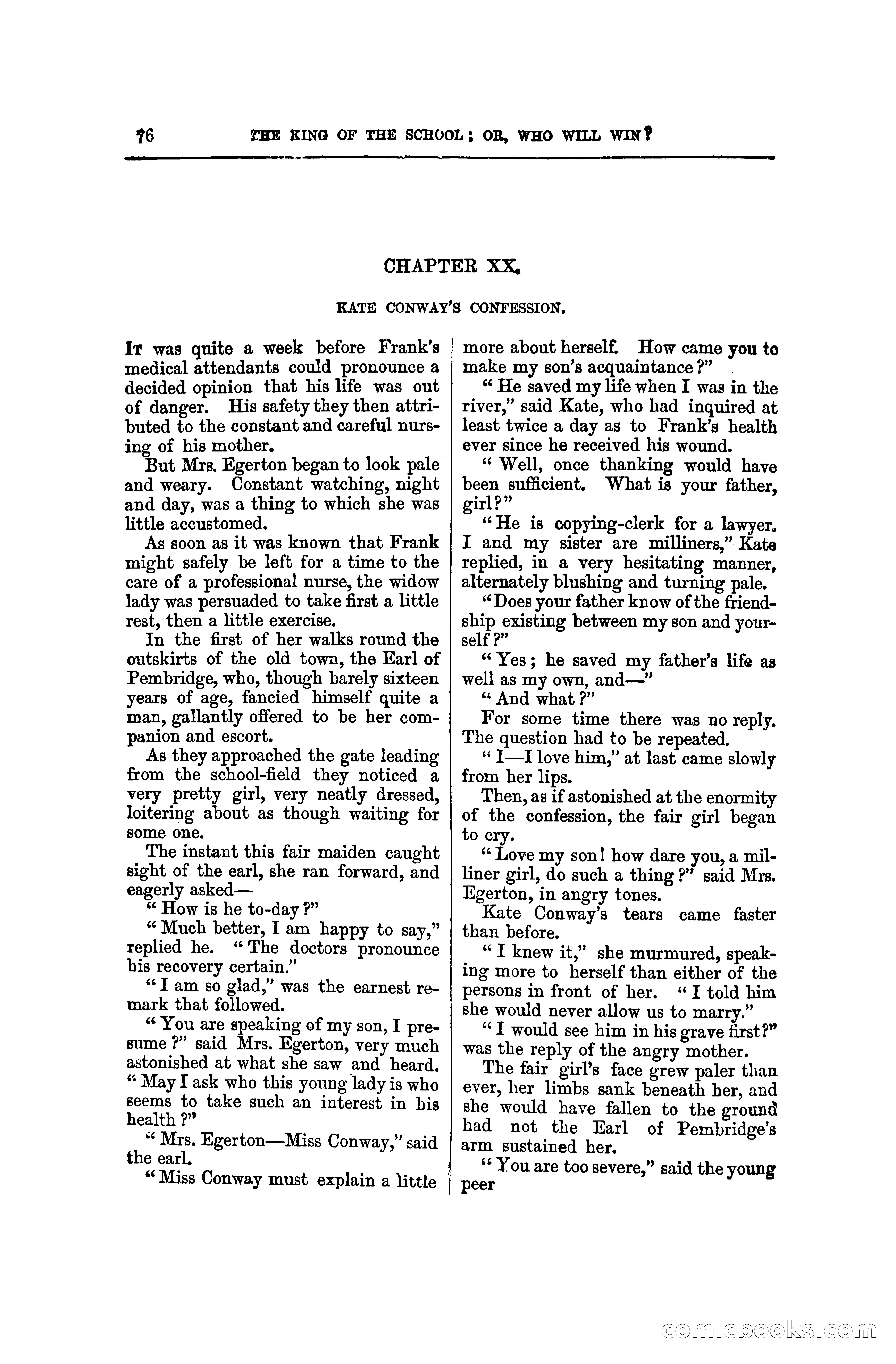 The King of the School, or, Who will Win? — page 82 of 150