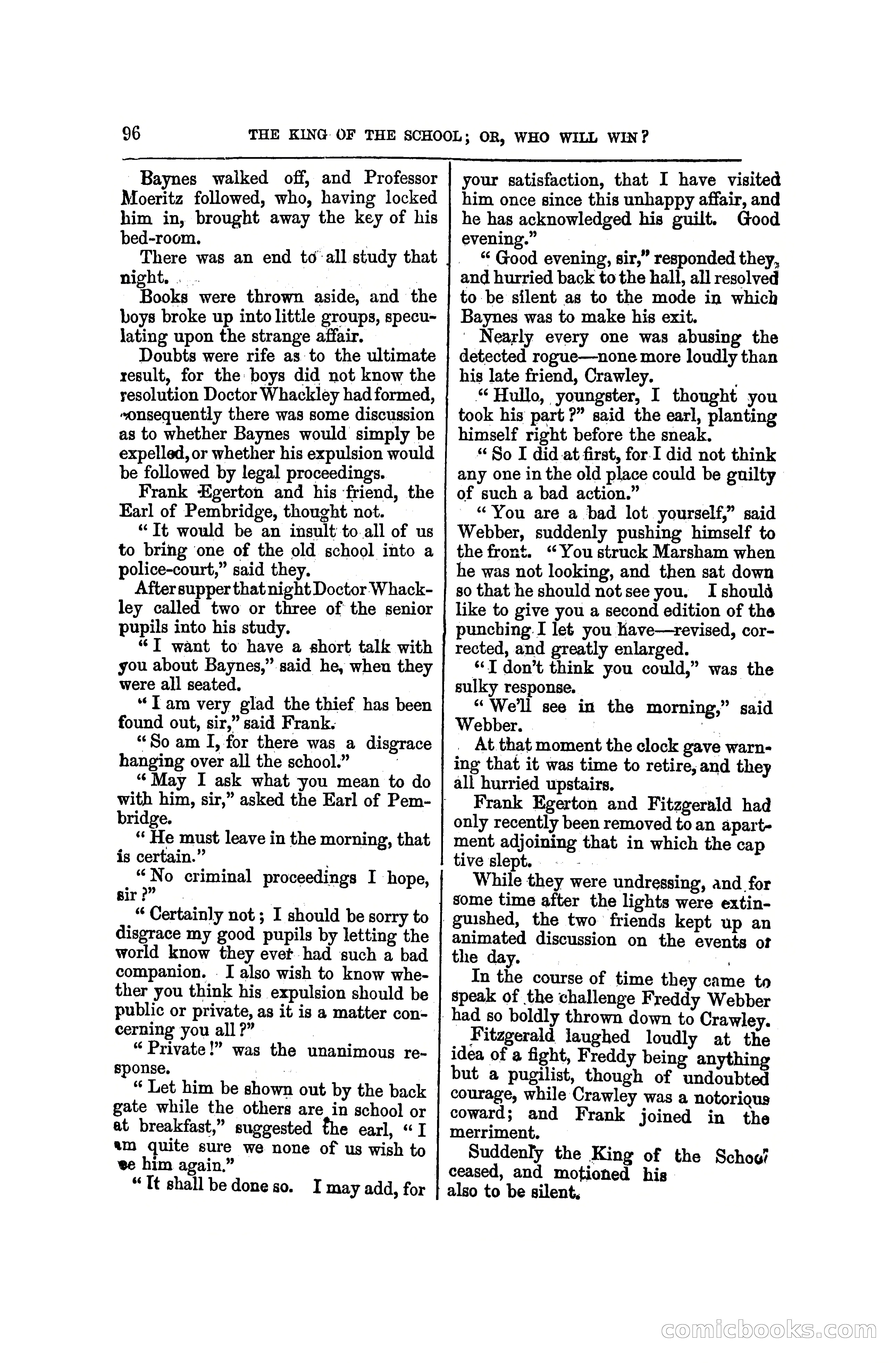 The King of the School, or, Who will Win? — page 102 of 150