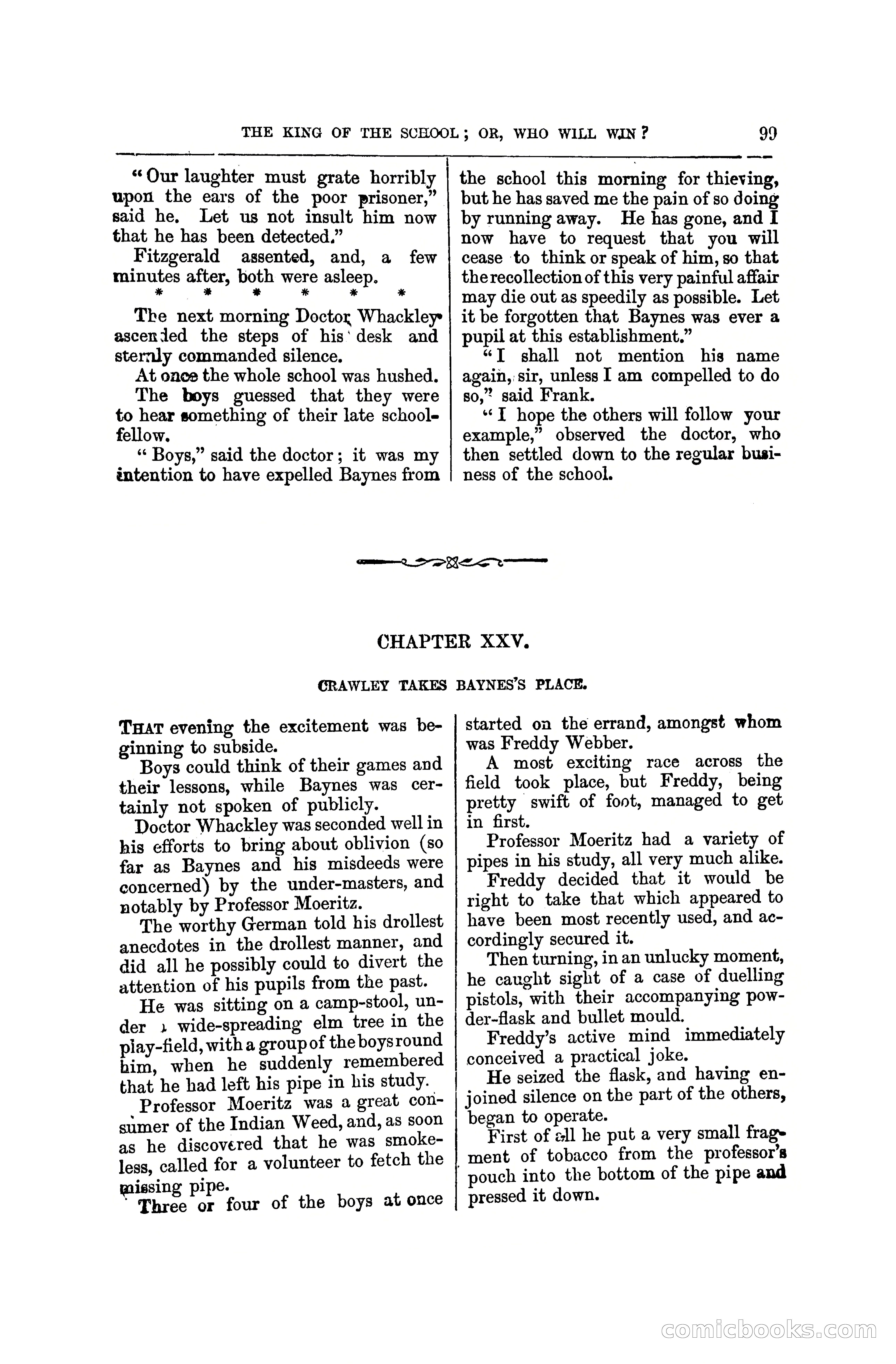 The King of the School, or, Who will Win? — page 105 of 150