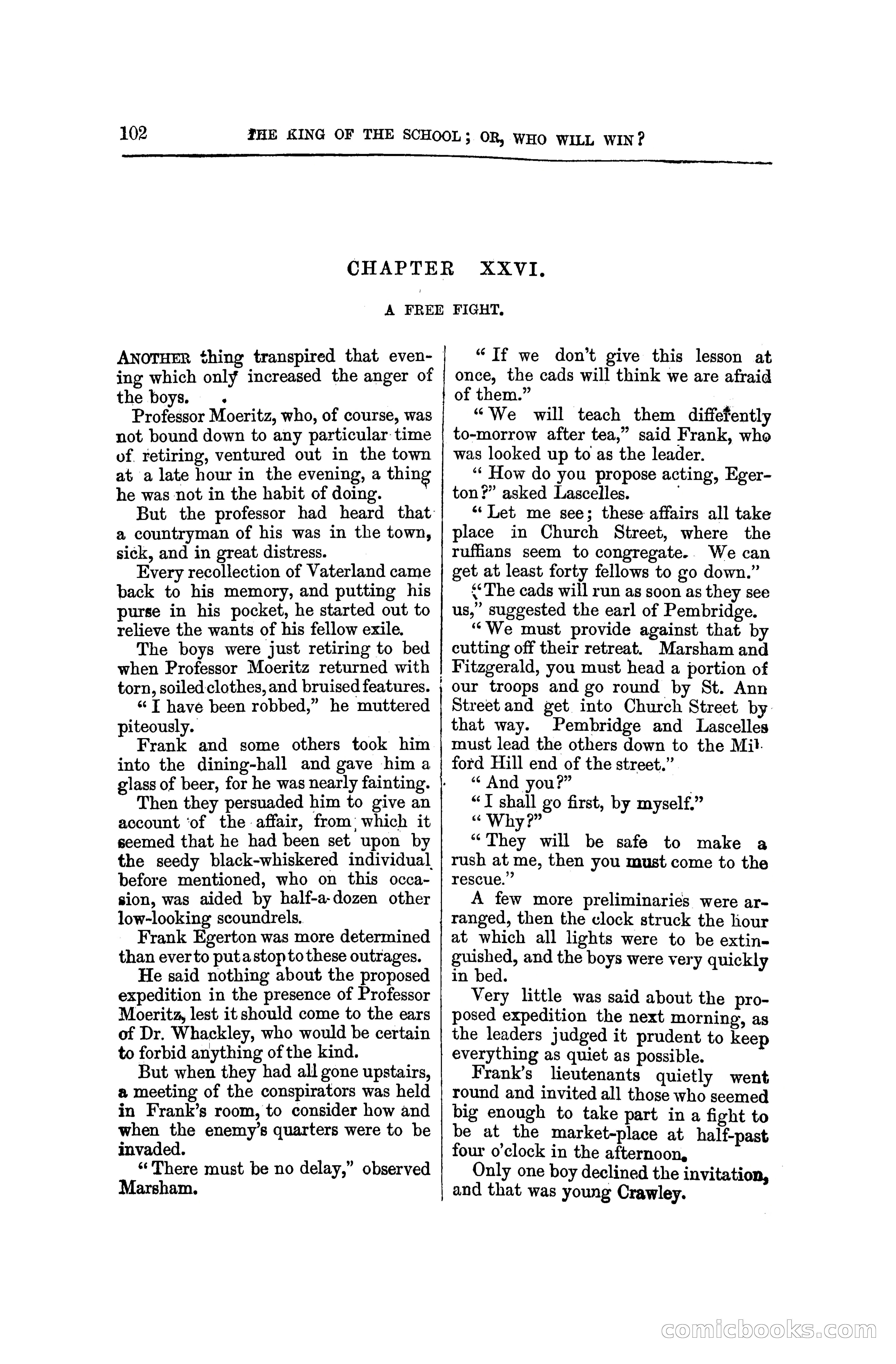 The King of the School, or, Who will Win? — page 108 of 150