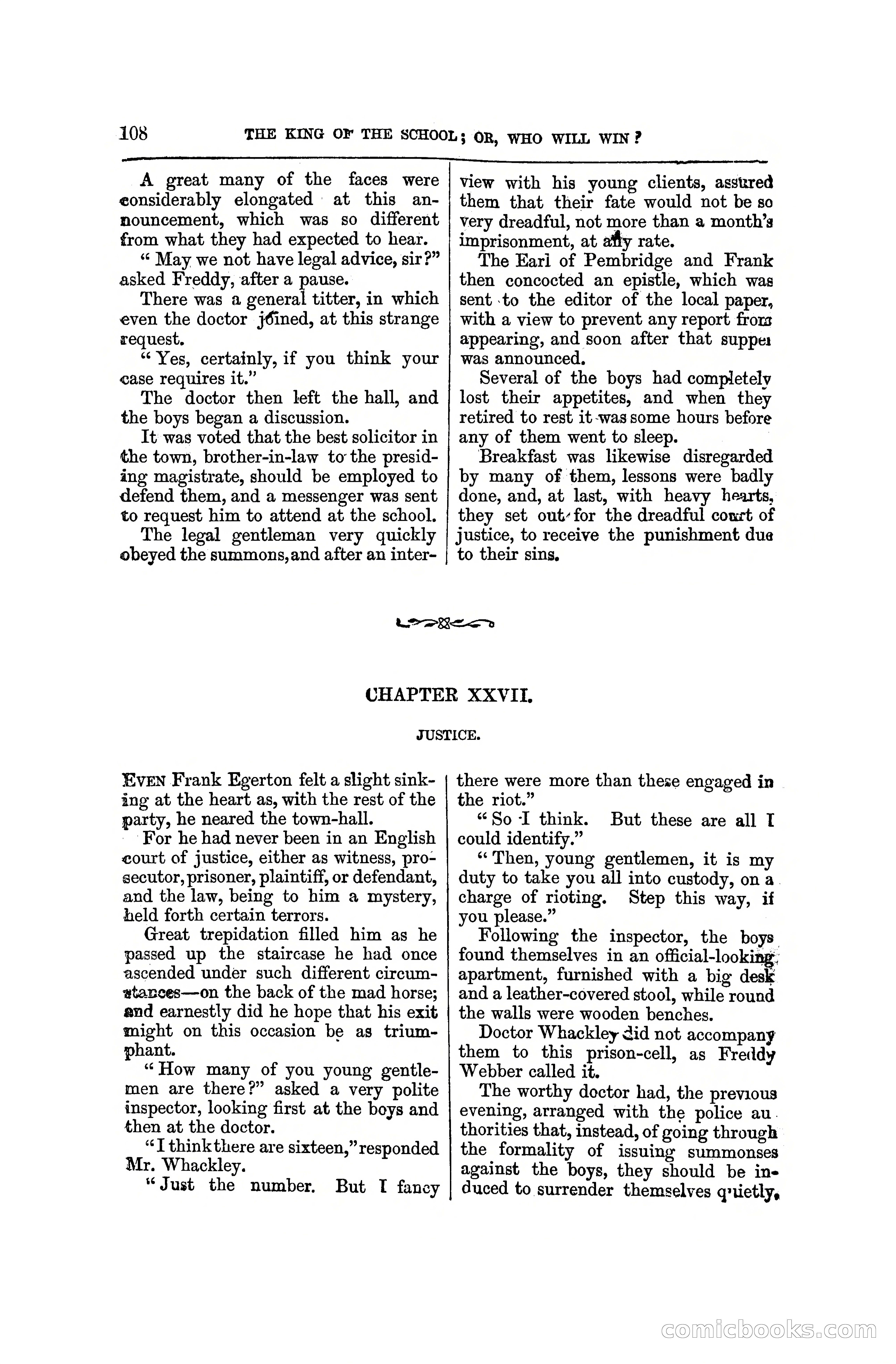 The King of the School, or, Who will Win? — page 114 of 150