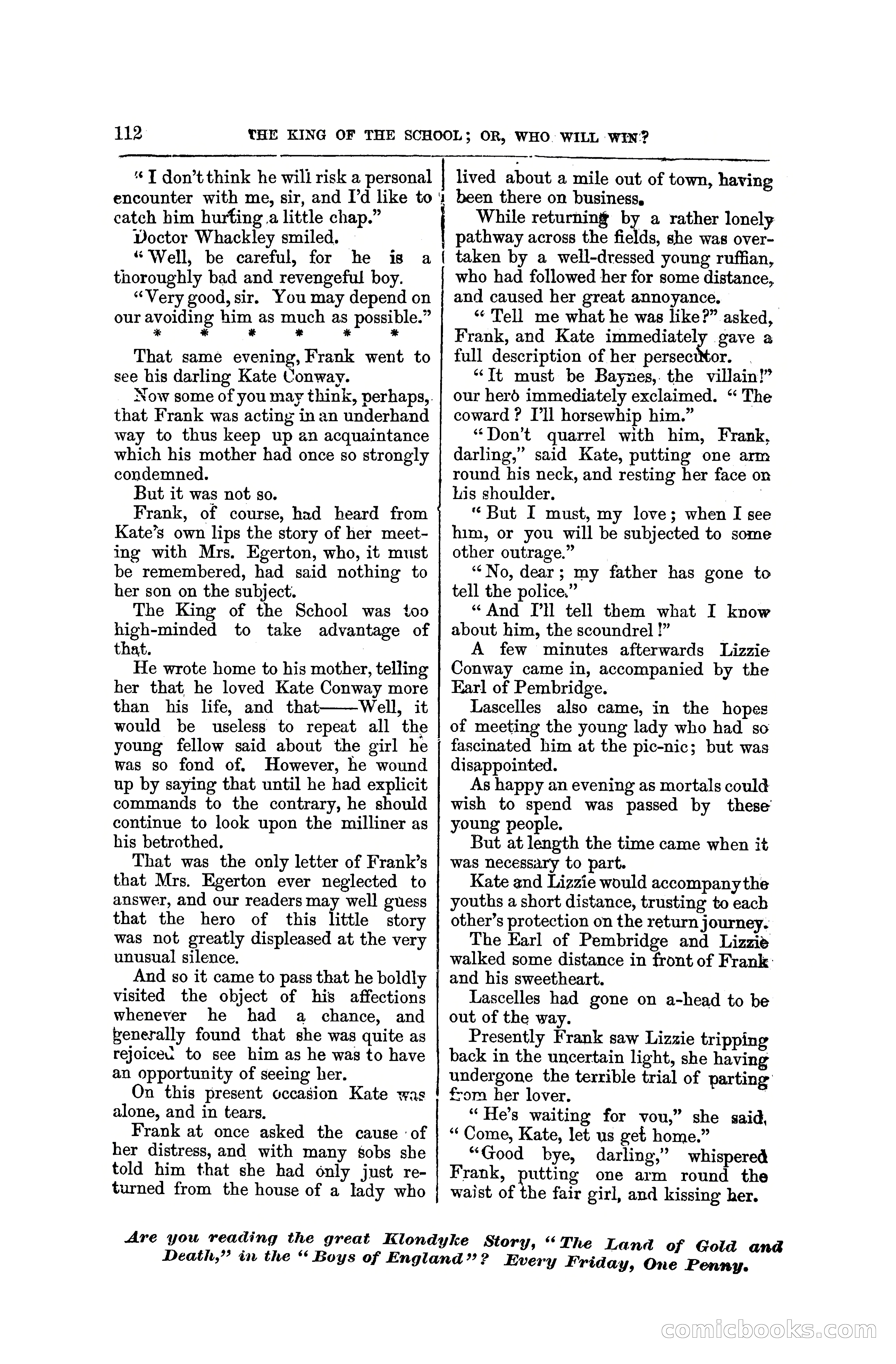 The King of the School, or, Who will Win? — page 118 of 150