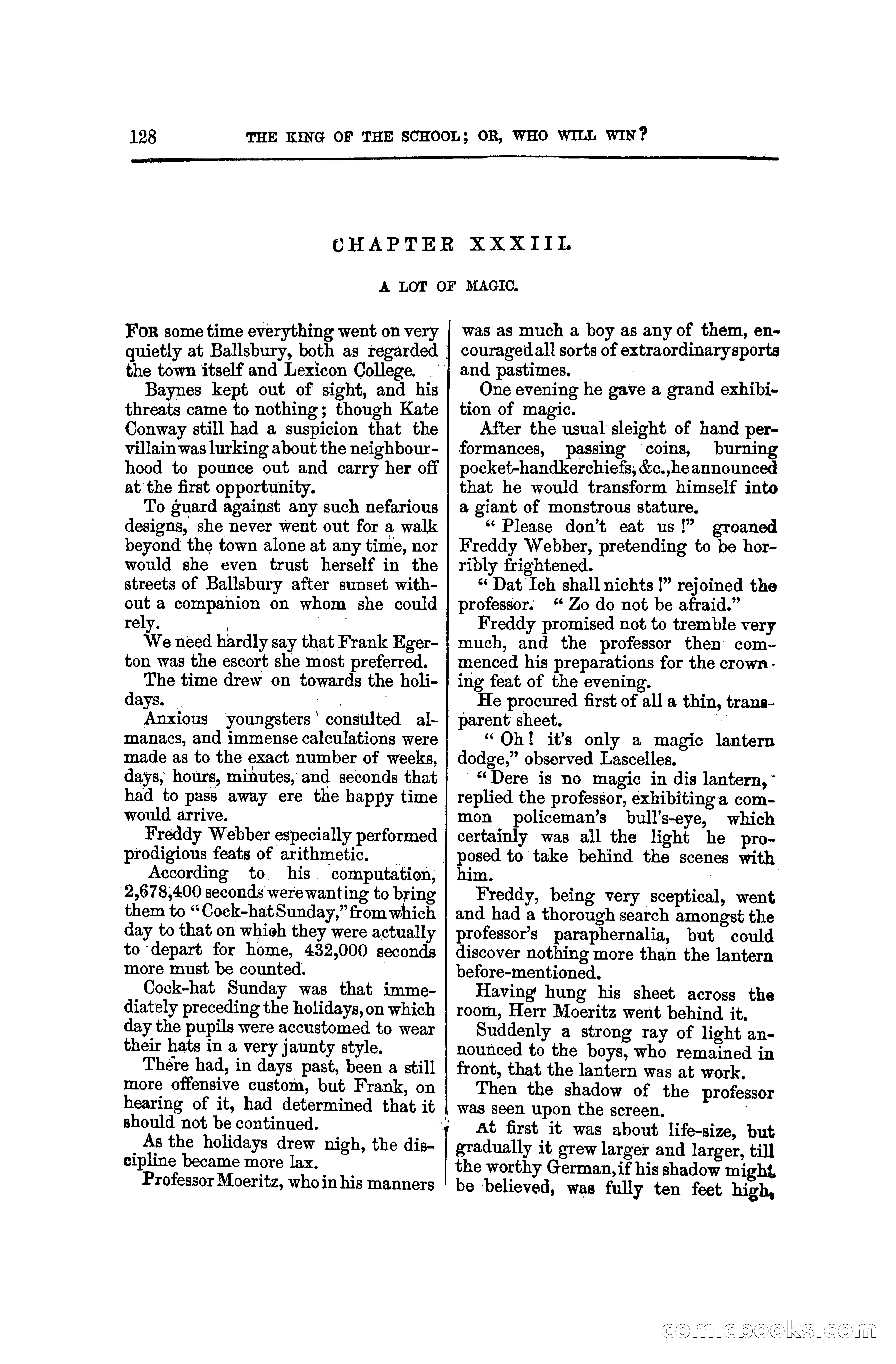 The King of the School, or, Who will Win? — page 134 of 150