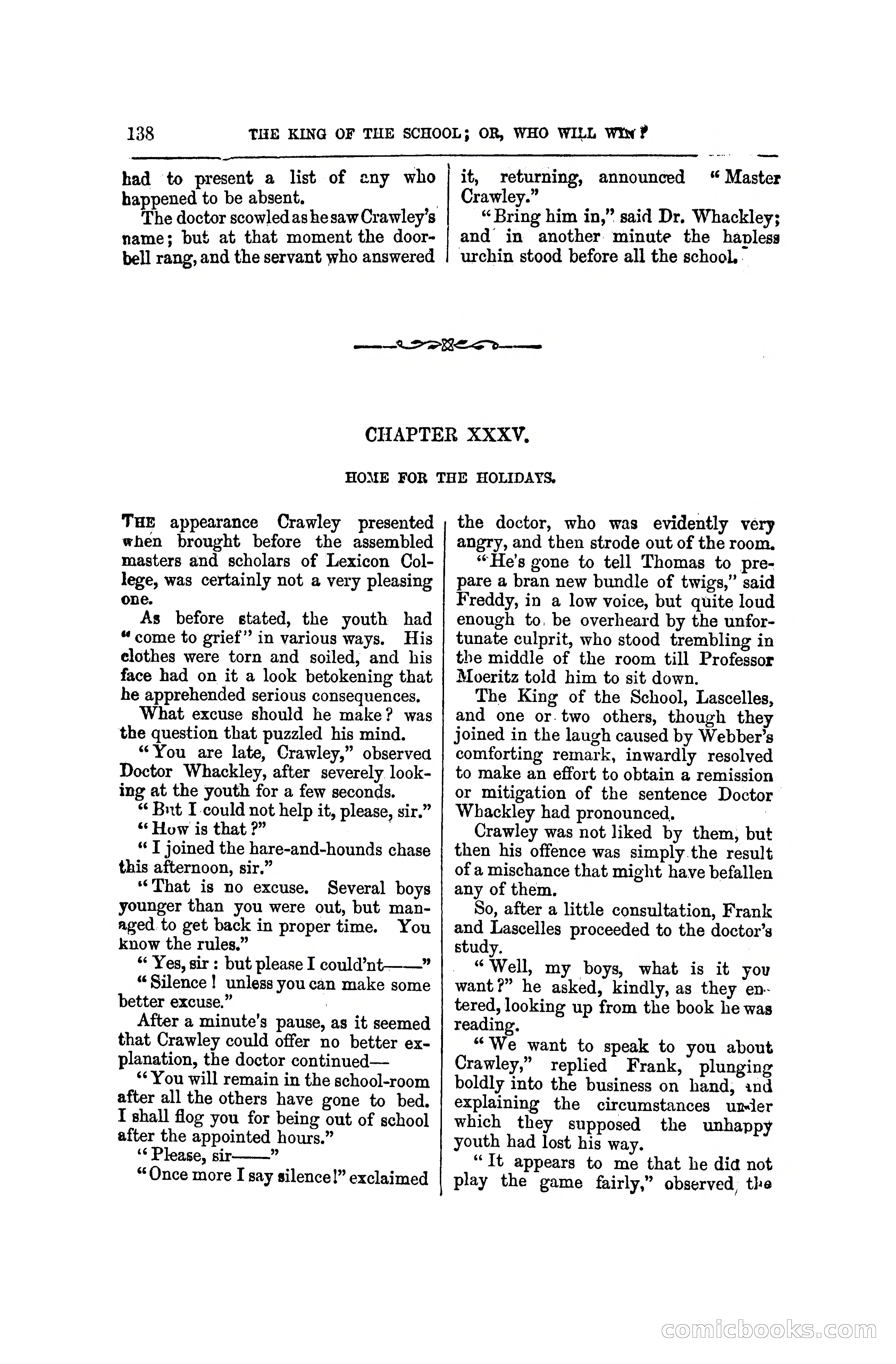 The King of the School, or, Who will Win? — page 144 of 150