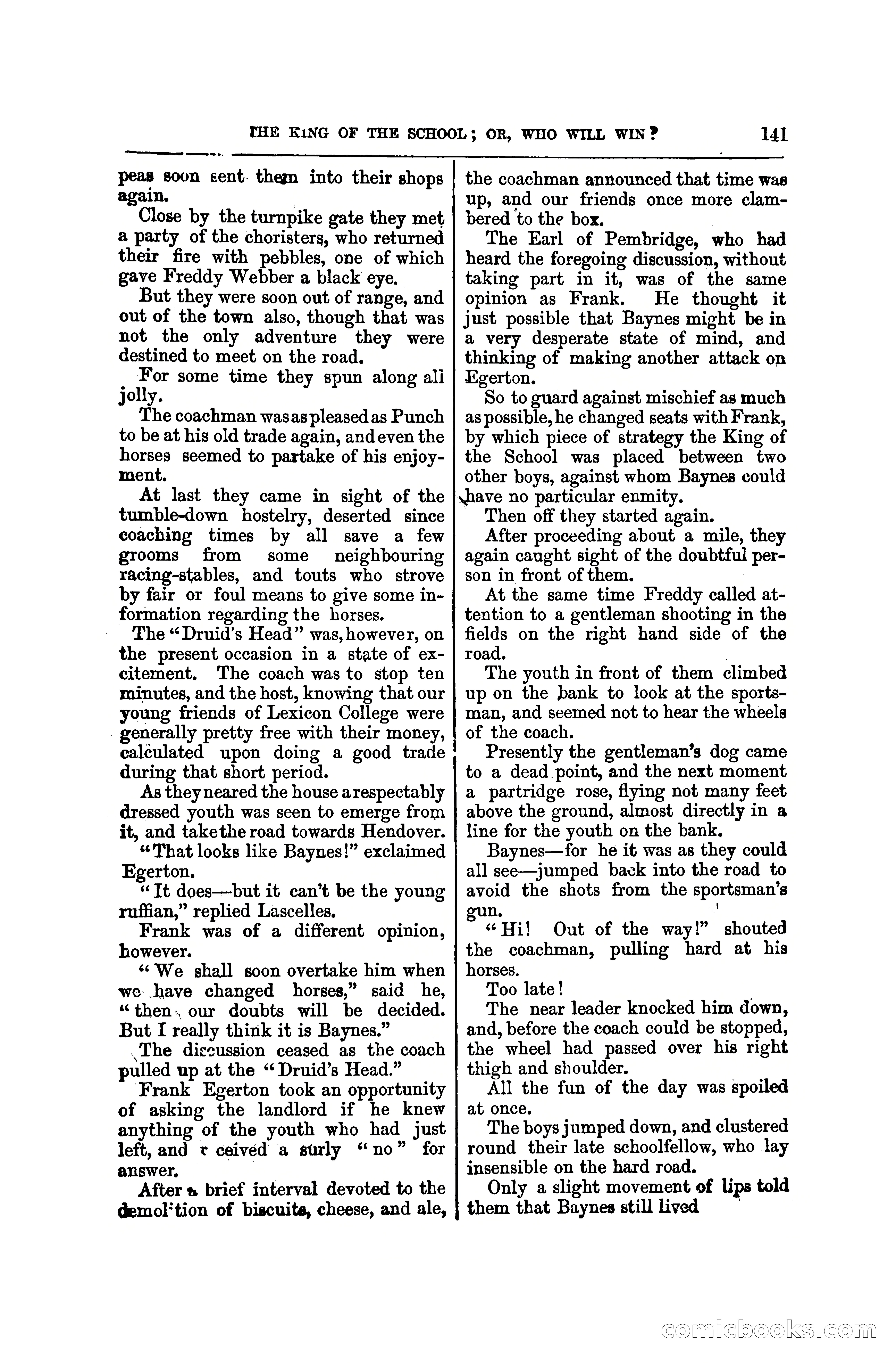 The King of the School, or, Who will Win? — page 147 of 150