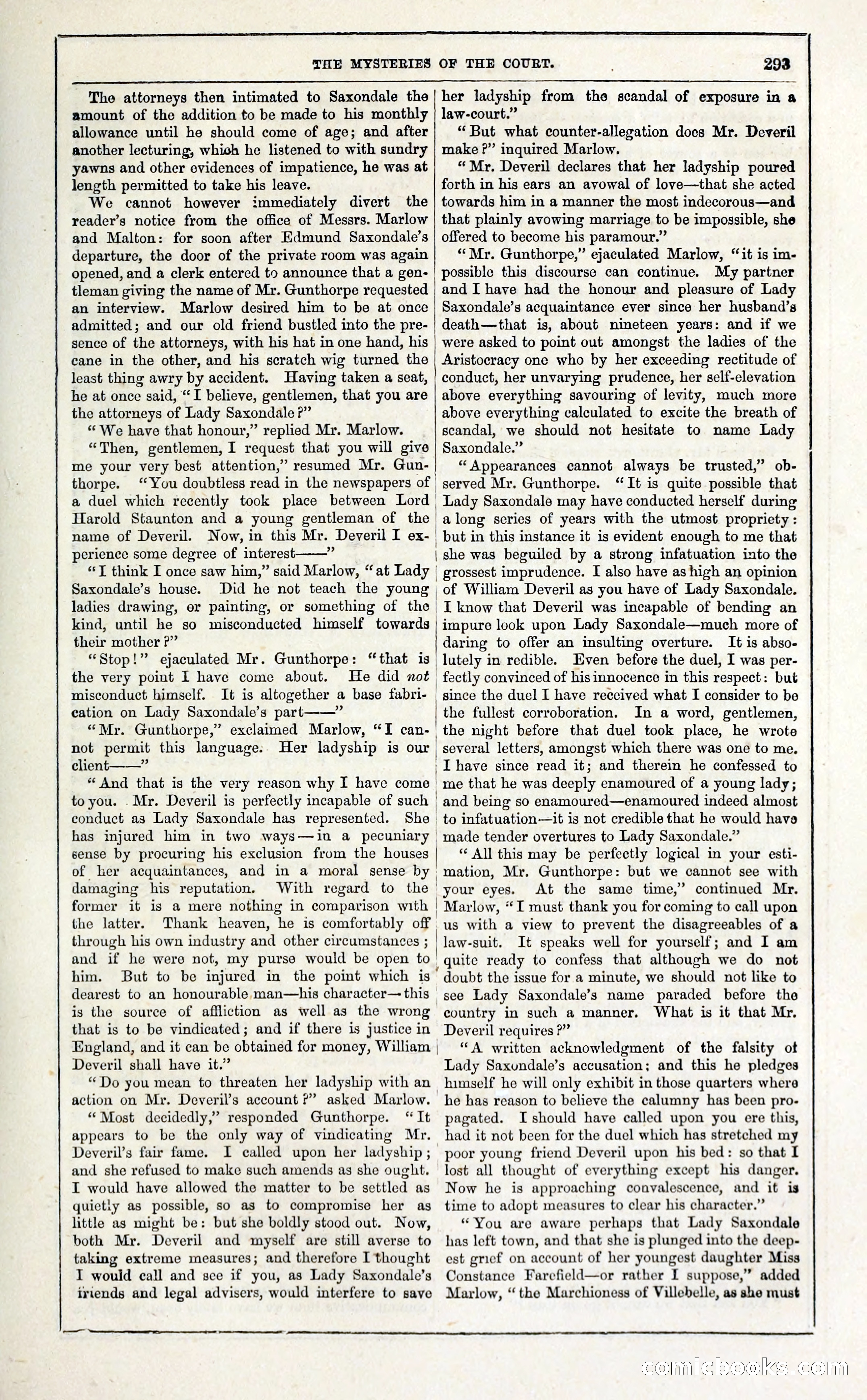 The Mysteries of the Court of London — page 308 of 394