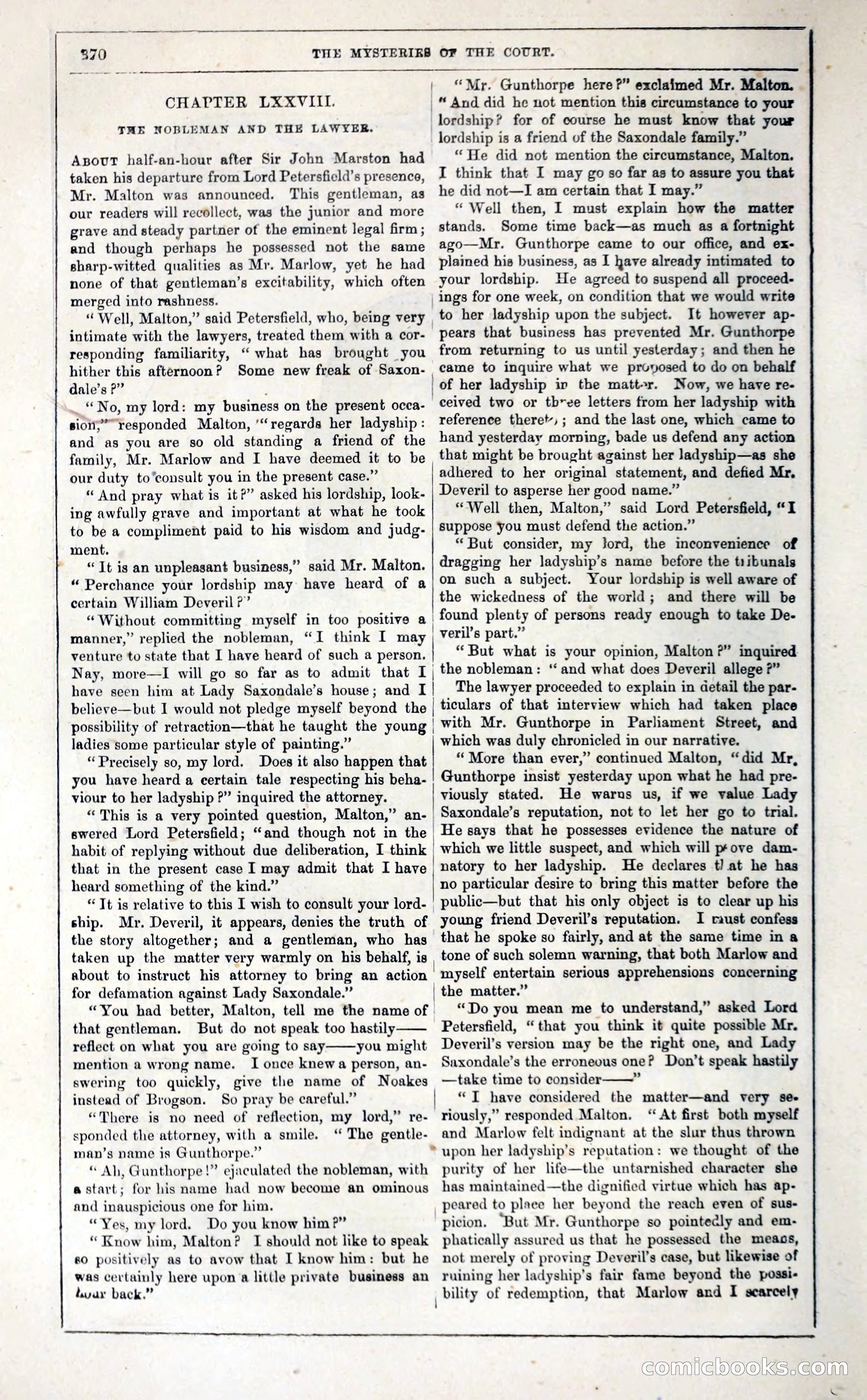 The Mysteries of the Court of London — page 385 of 394