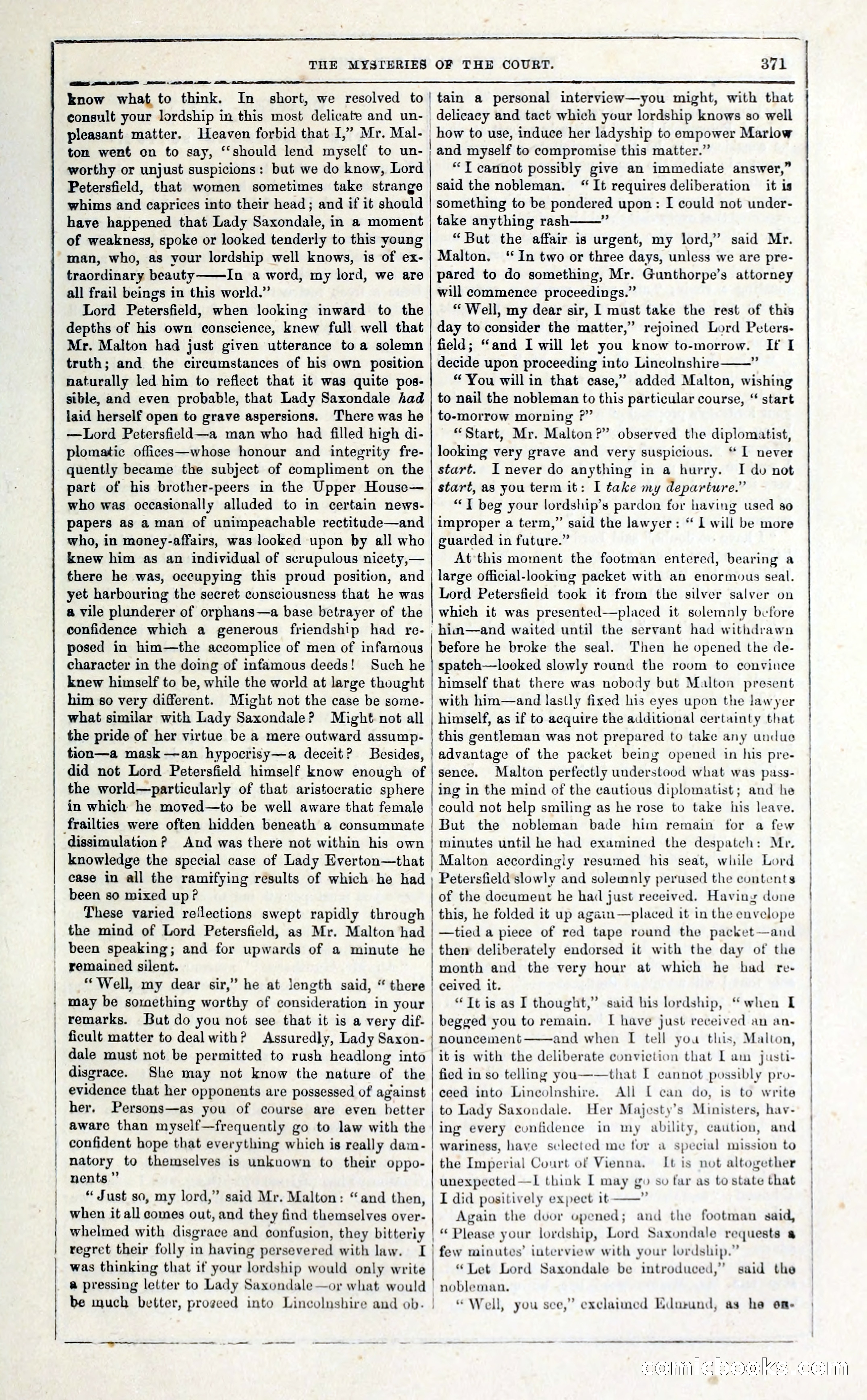 The Mysteries of the Court of London — page 386 of 394