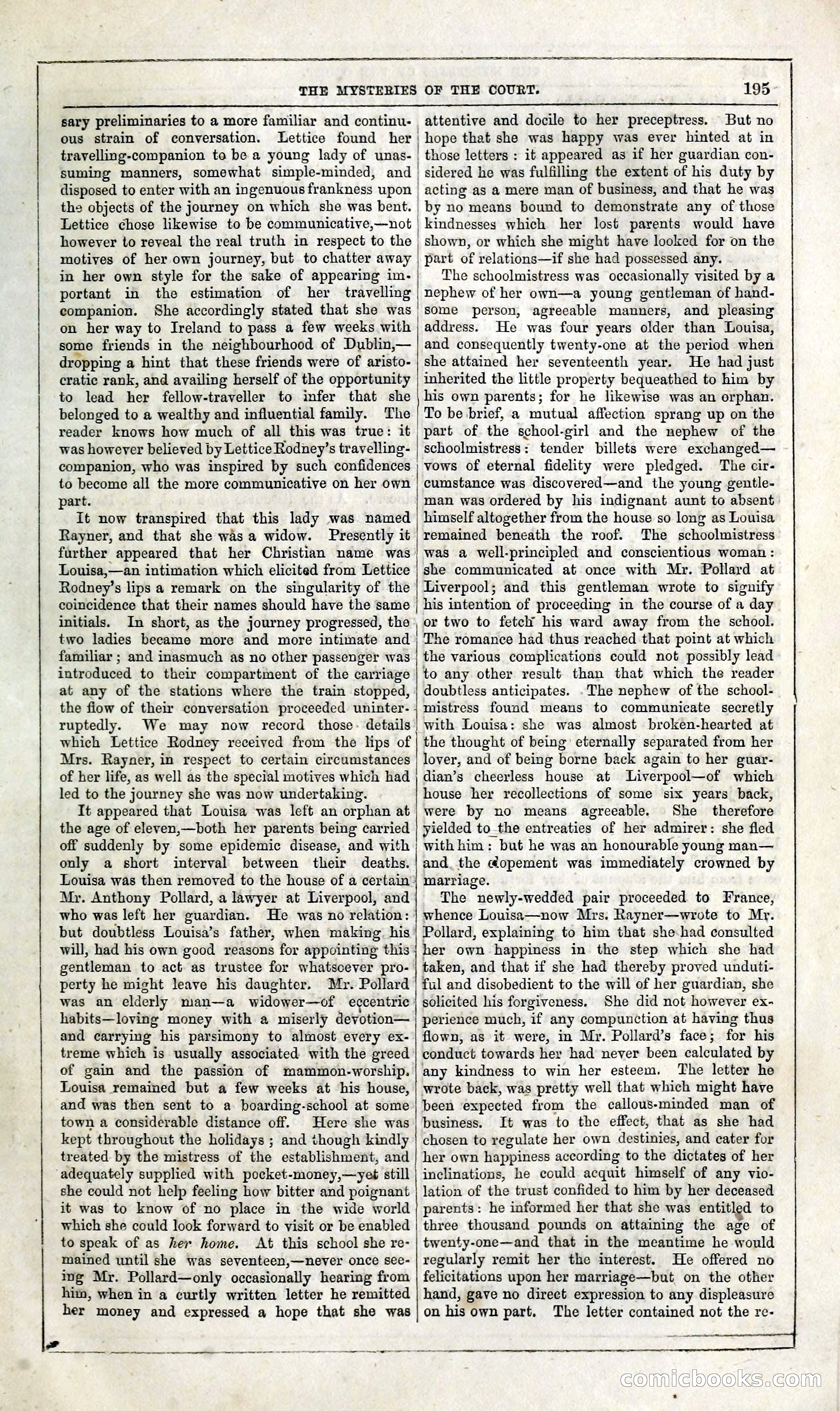 The Mysteries of the Court of London — page 201 of 394