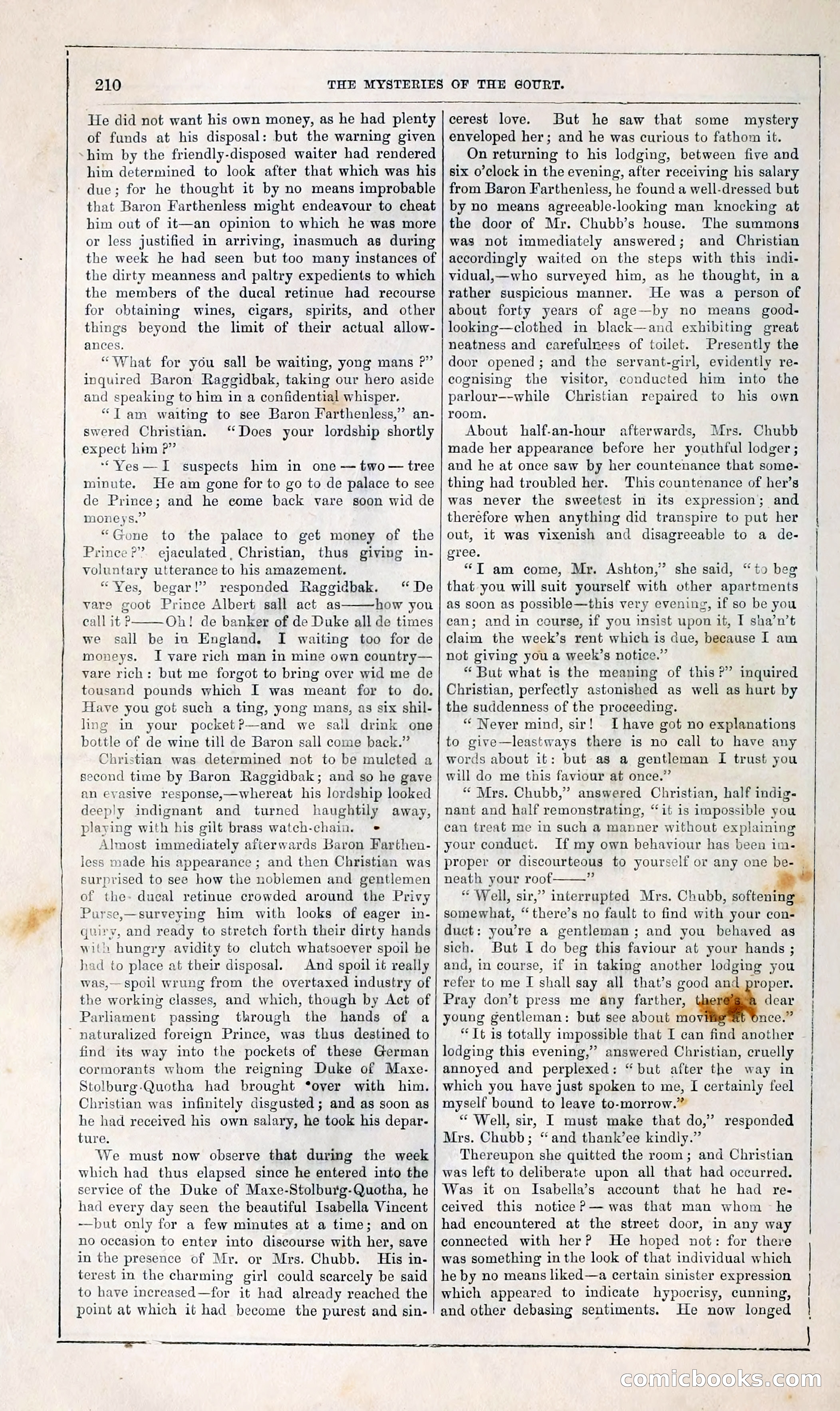 The Mysteries of the Court of London — page 216 of 394