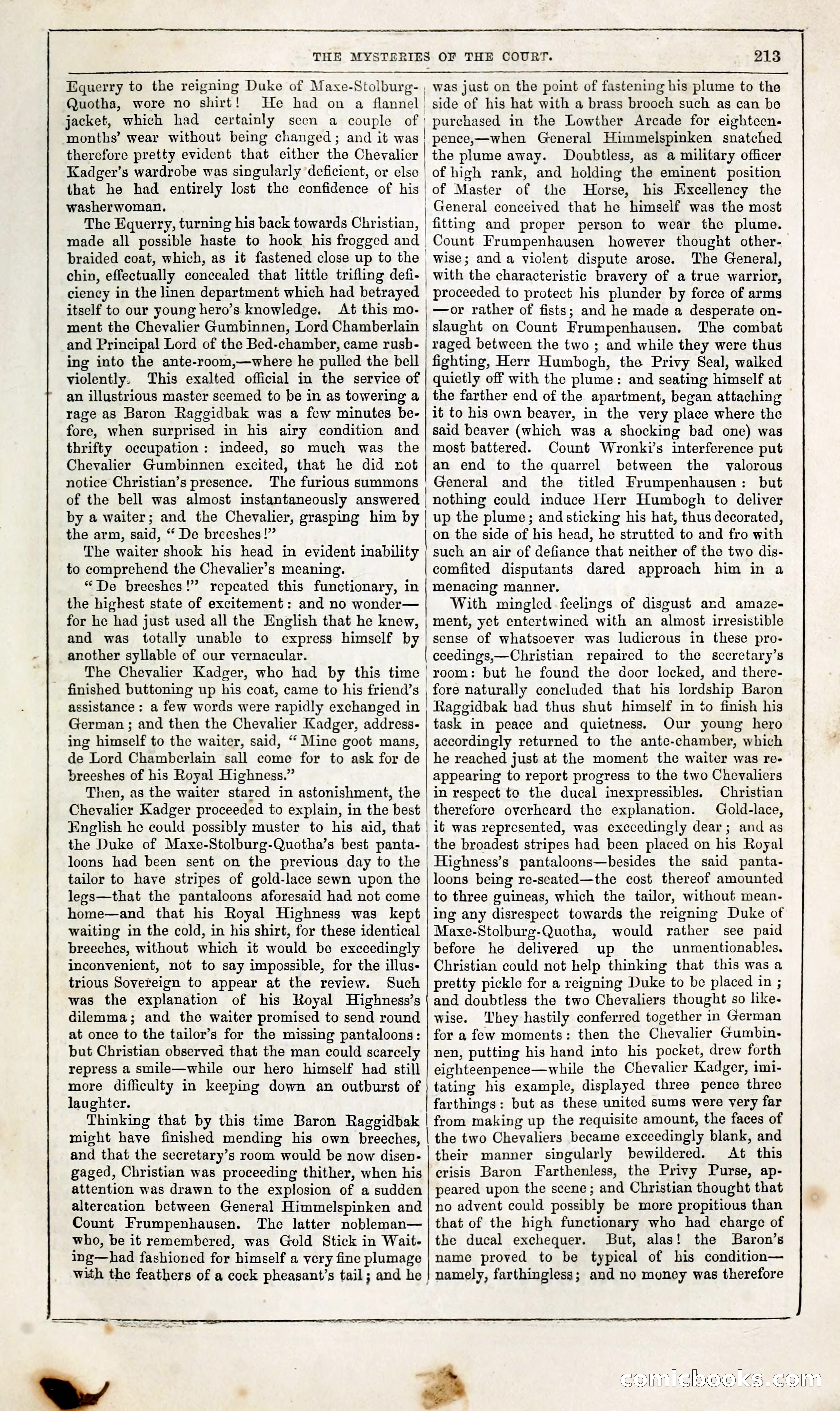 The Mysteries of the Court of London — page 219 of 394