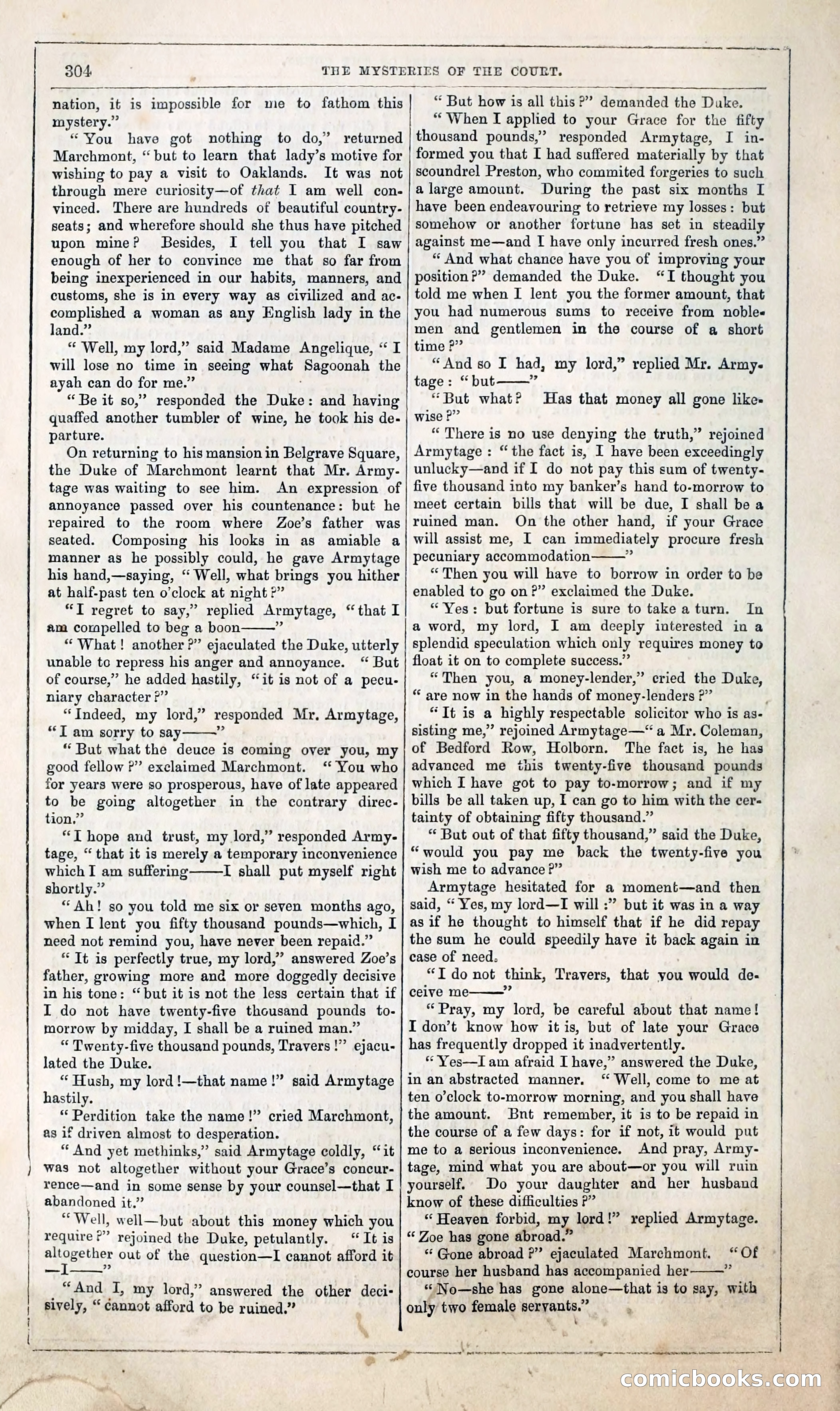 The Mysteries of the Court of London — page 310 of 394