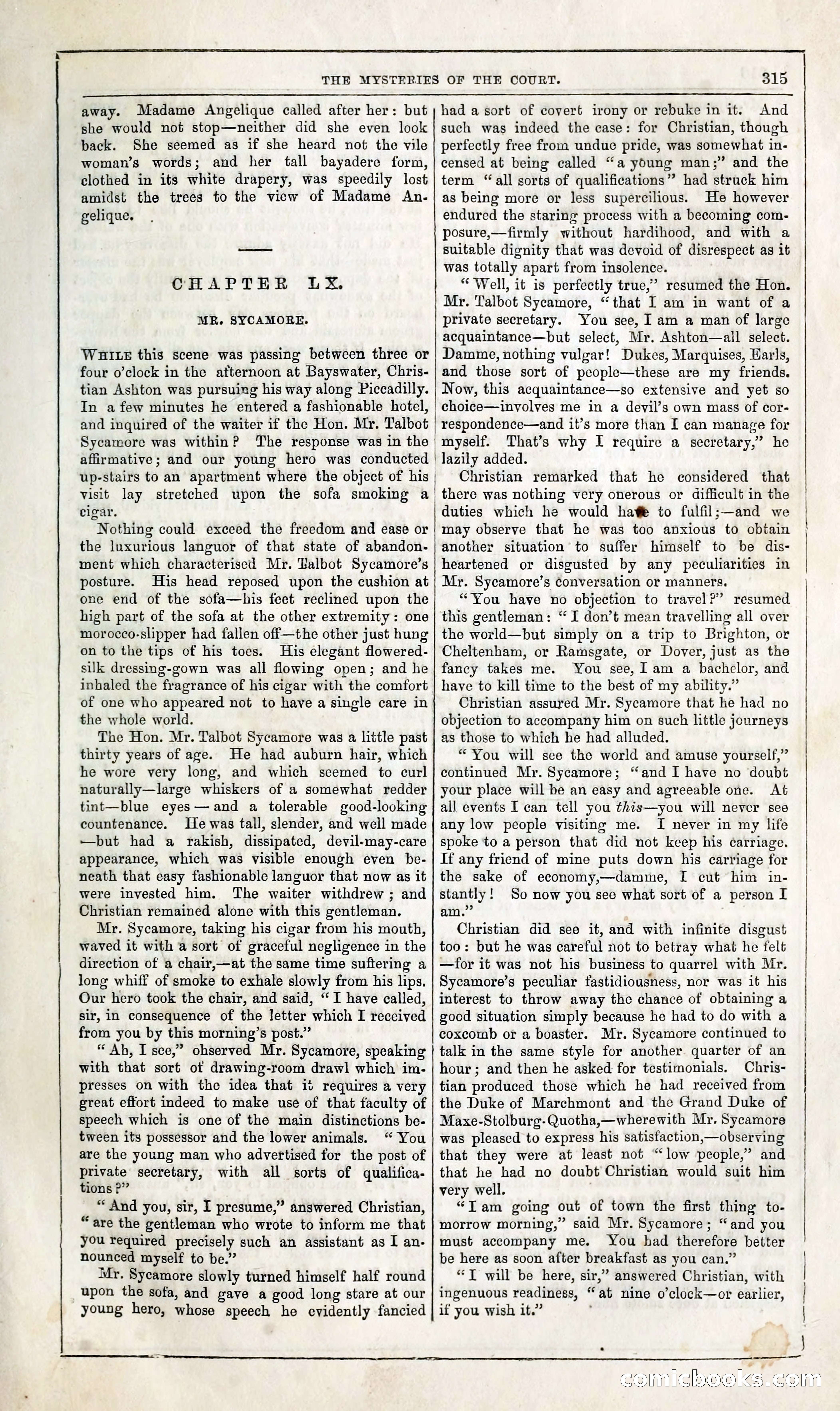 The Mysteries of the Court of London — page 321 of 394
