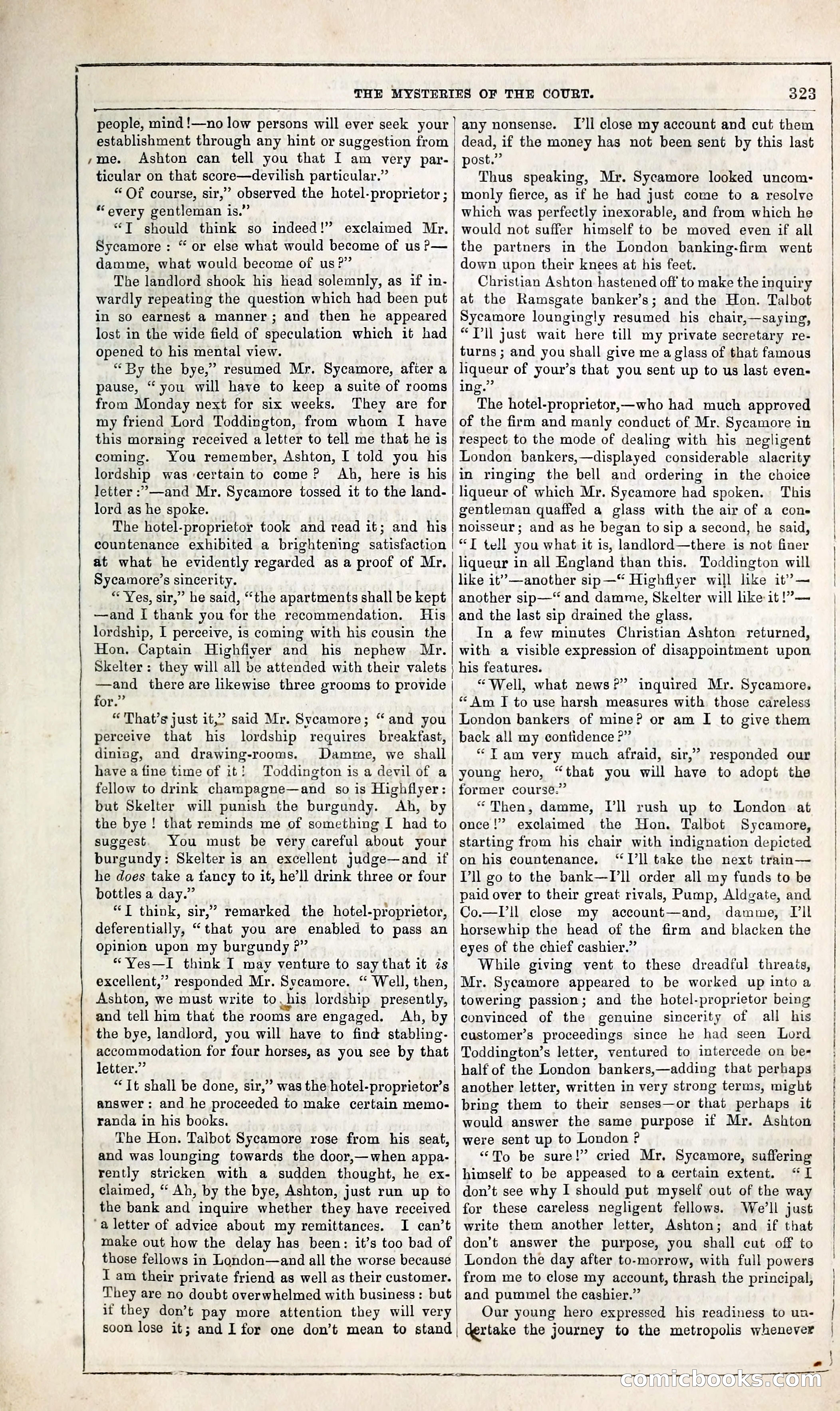 The Mysteries of the Court of London — page 329 of 394