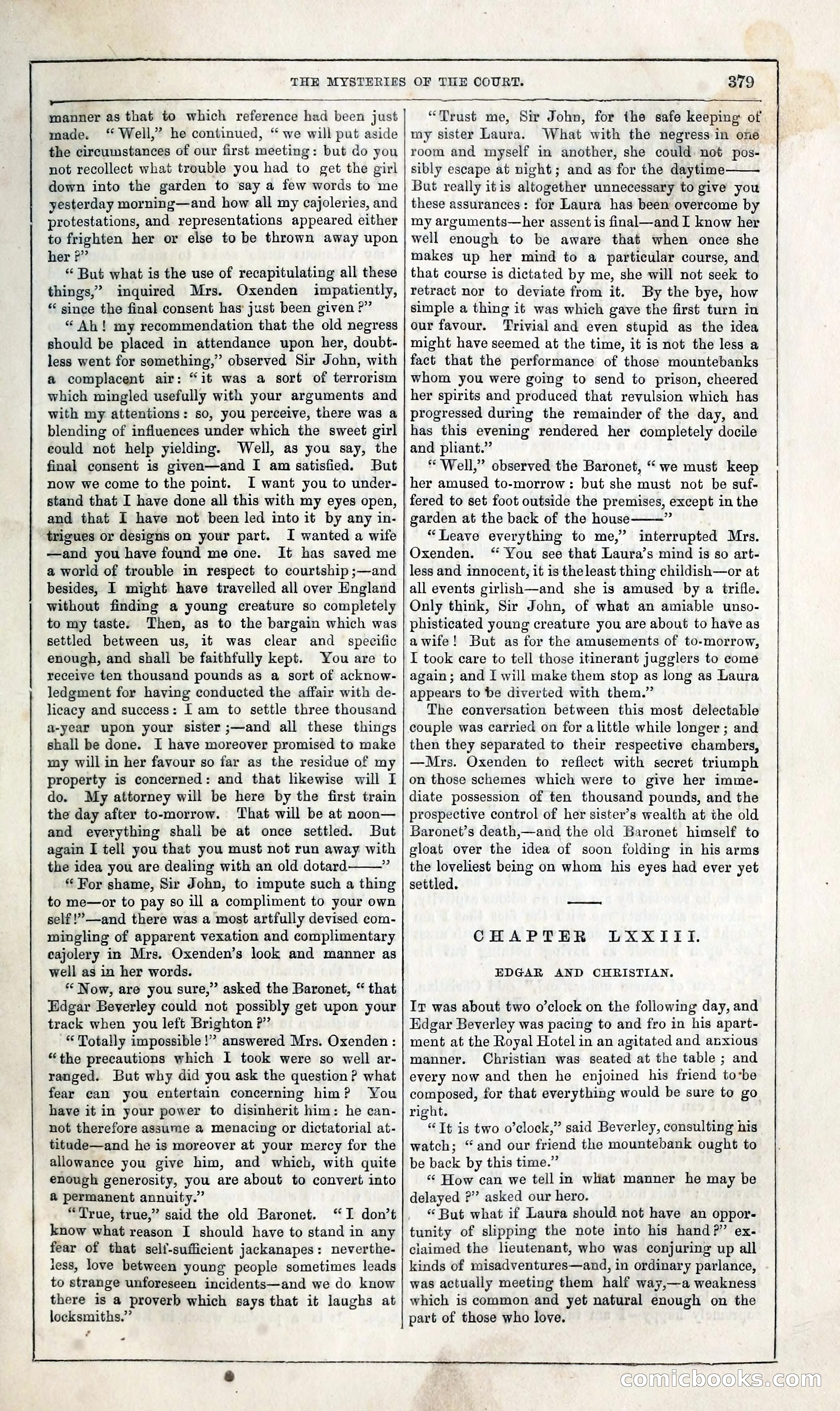 The Mysteries of the Court of London — page 385 of 394
