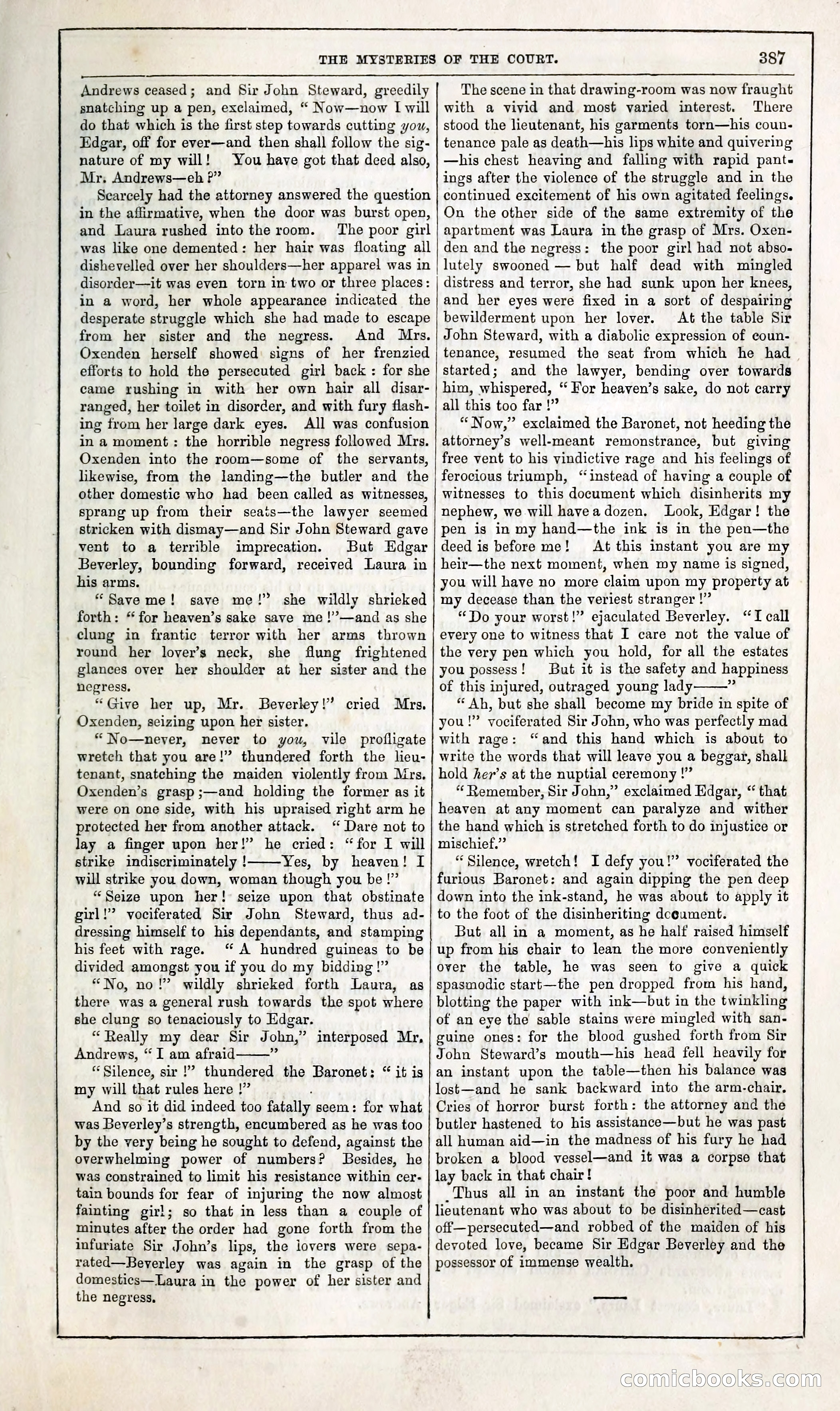 The Mysteries of the Court of London — page 393 of 394