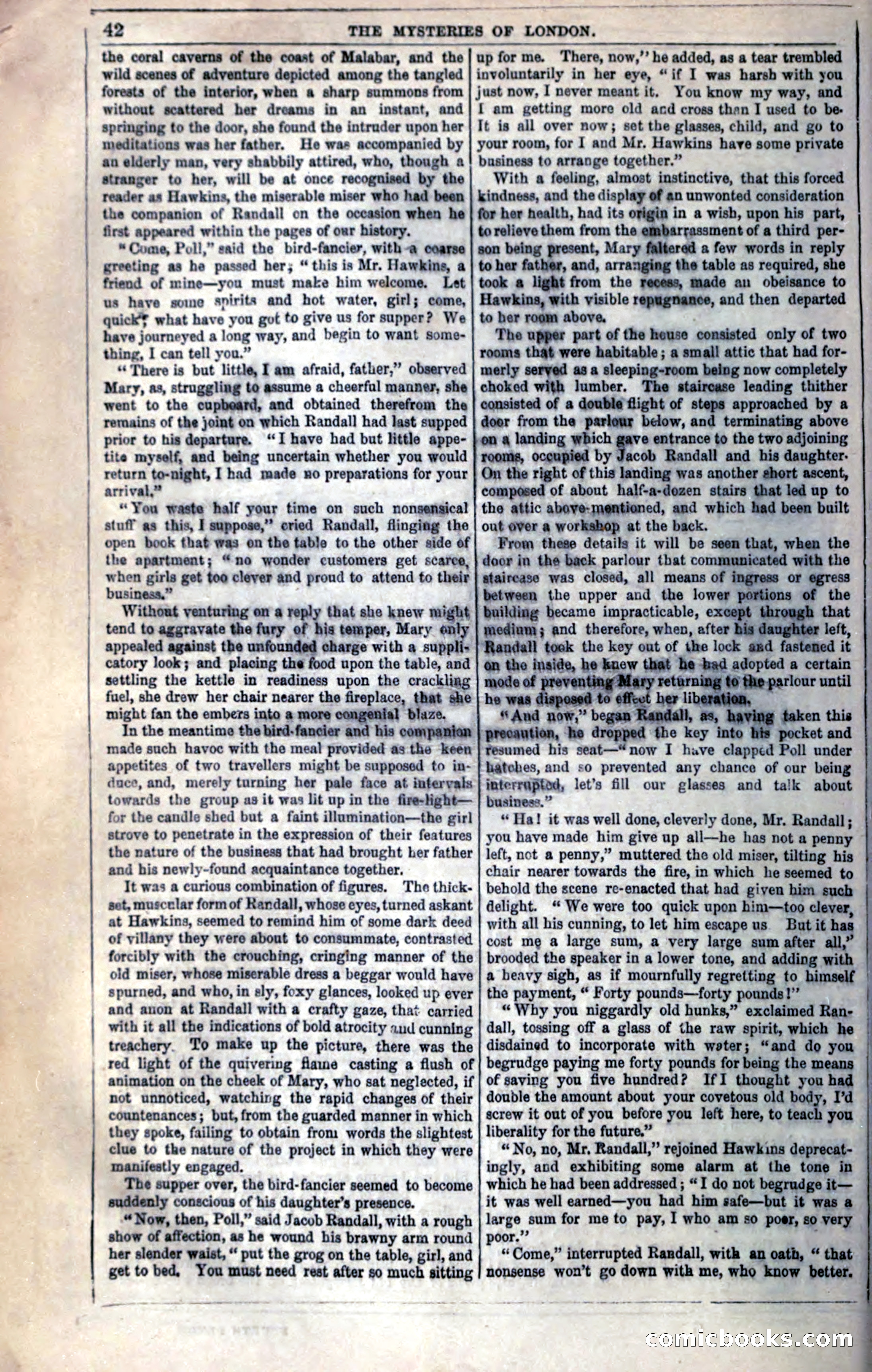 The Mysteries of London; or, Lights and Shadows of London Life — page 50 of 394