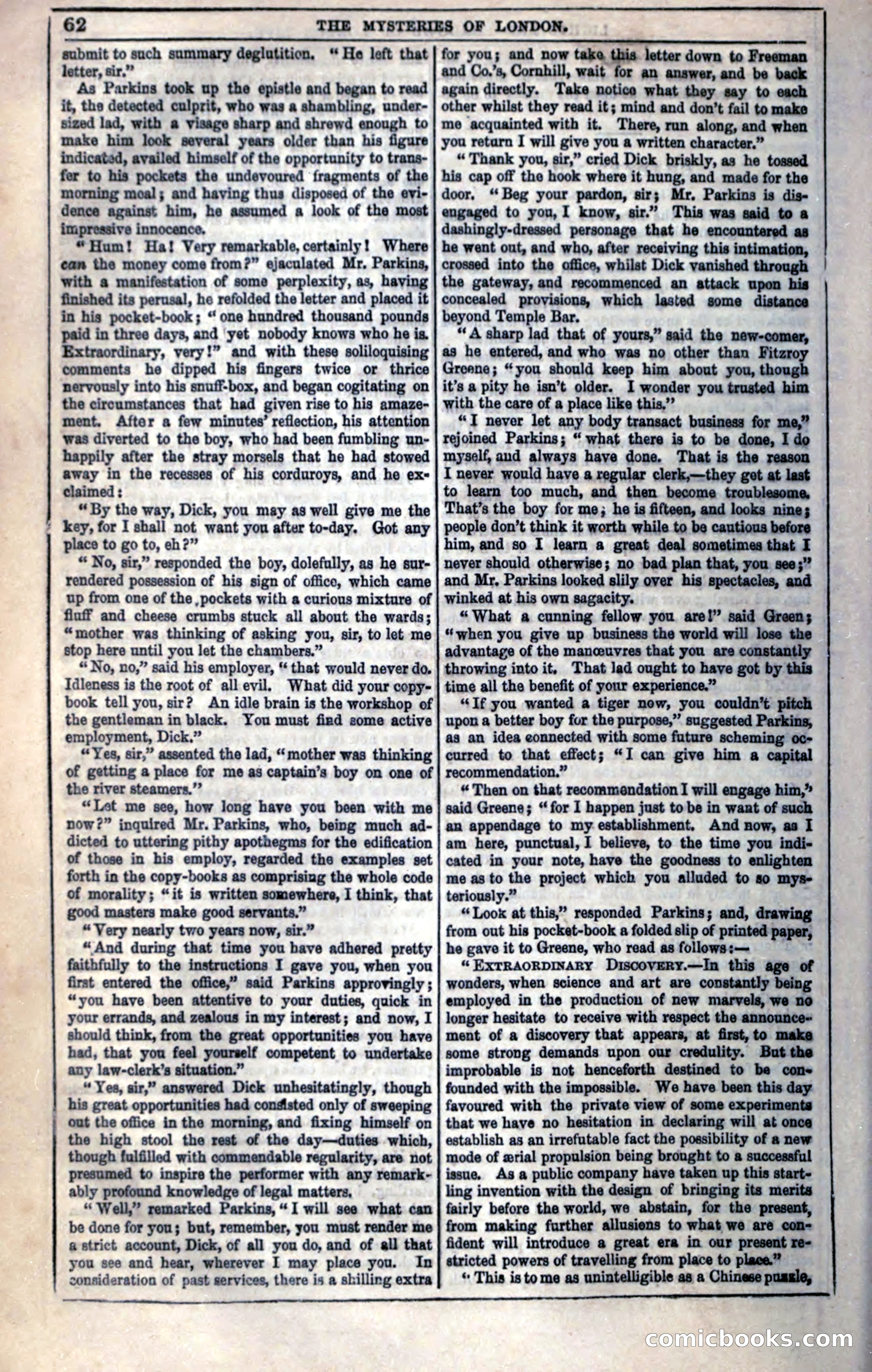The Mysteries of London; or, Lights and Shadows of London Life — page 70 of 394