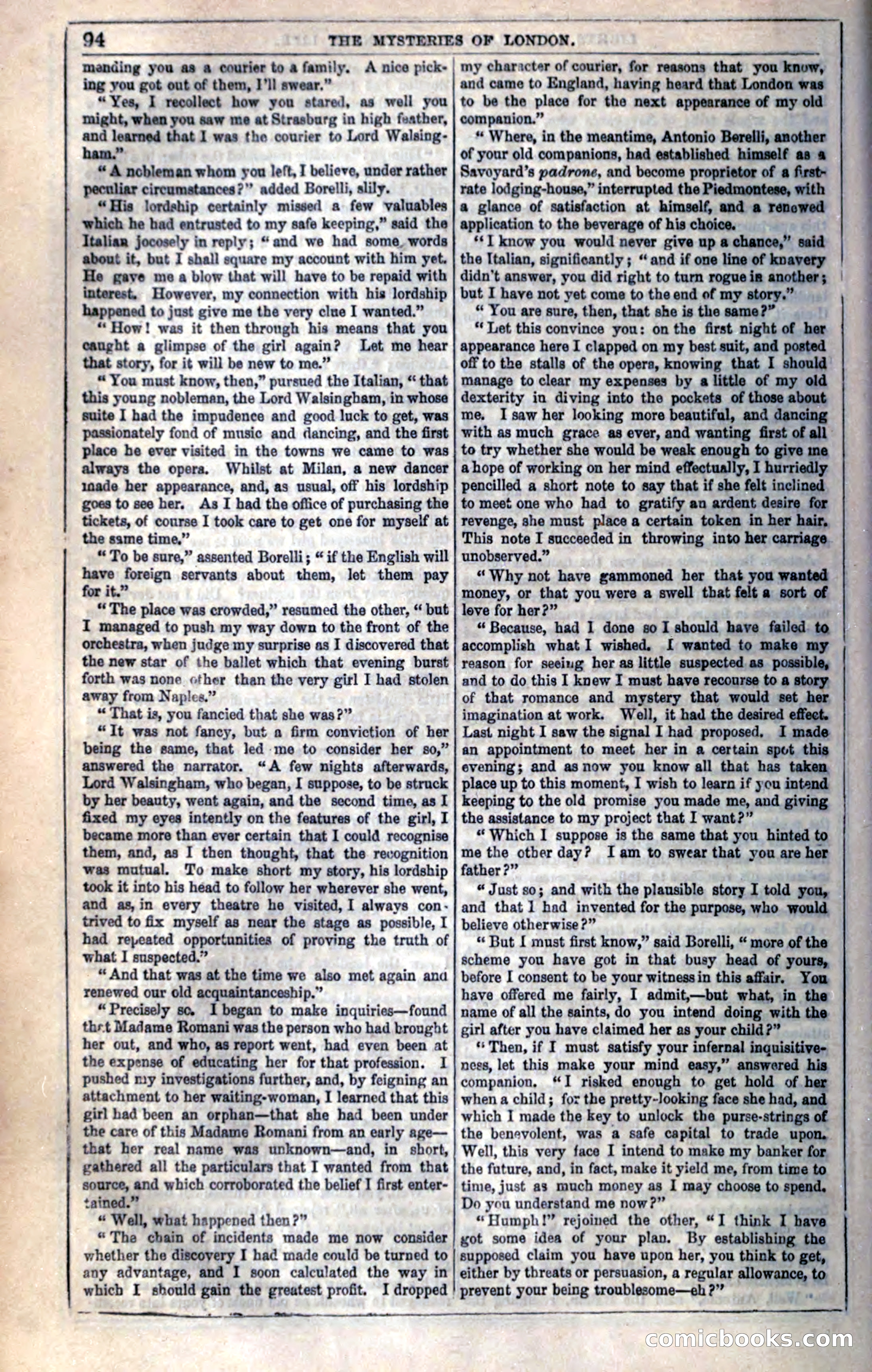 The Mysteries of London; or, Lights and Shadows of London Life — page 100 of 394
