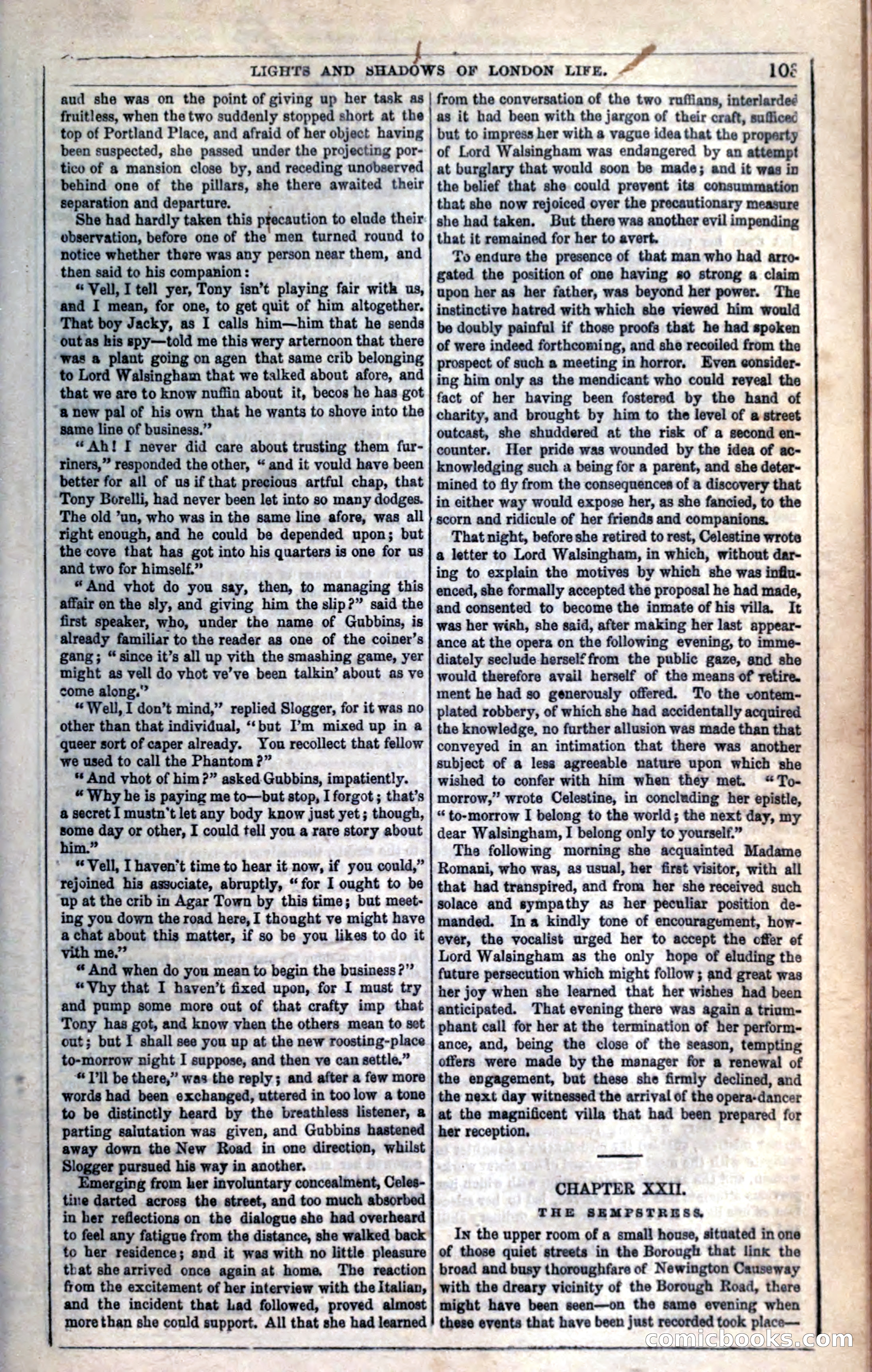 The Mysteries of London; or, Lights and Shadows of London Life — page 109 of 394
