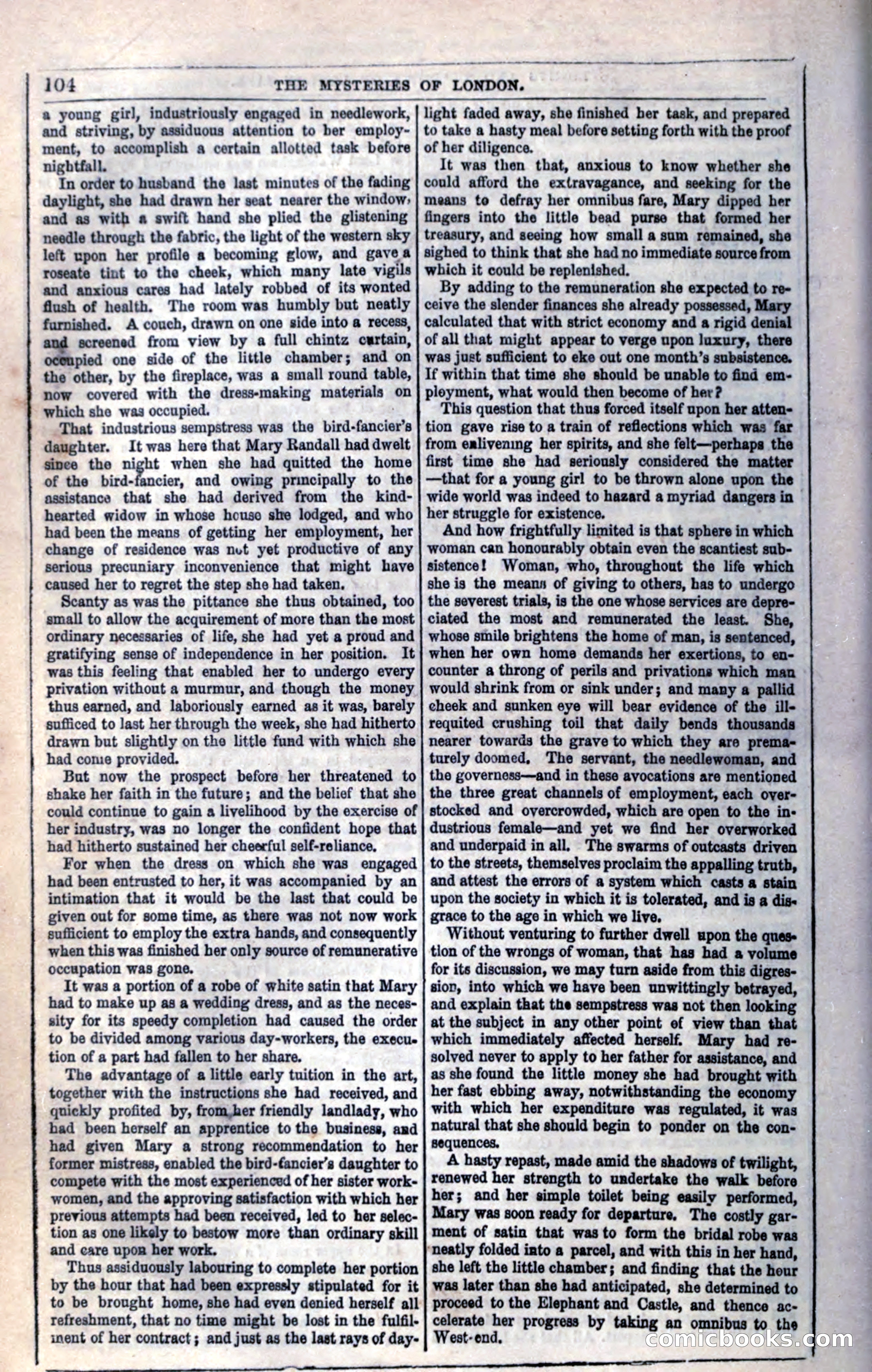 The Mysteries of London; or, Lights and Shadows of London Life — page 110 of 394