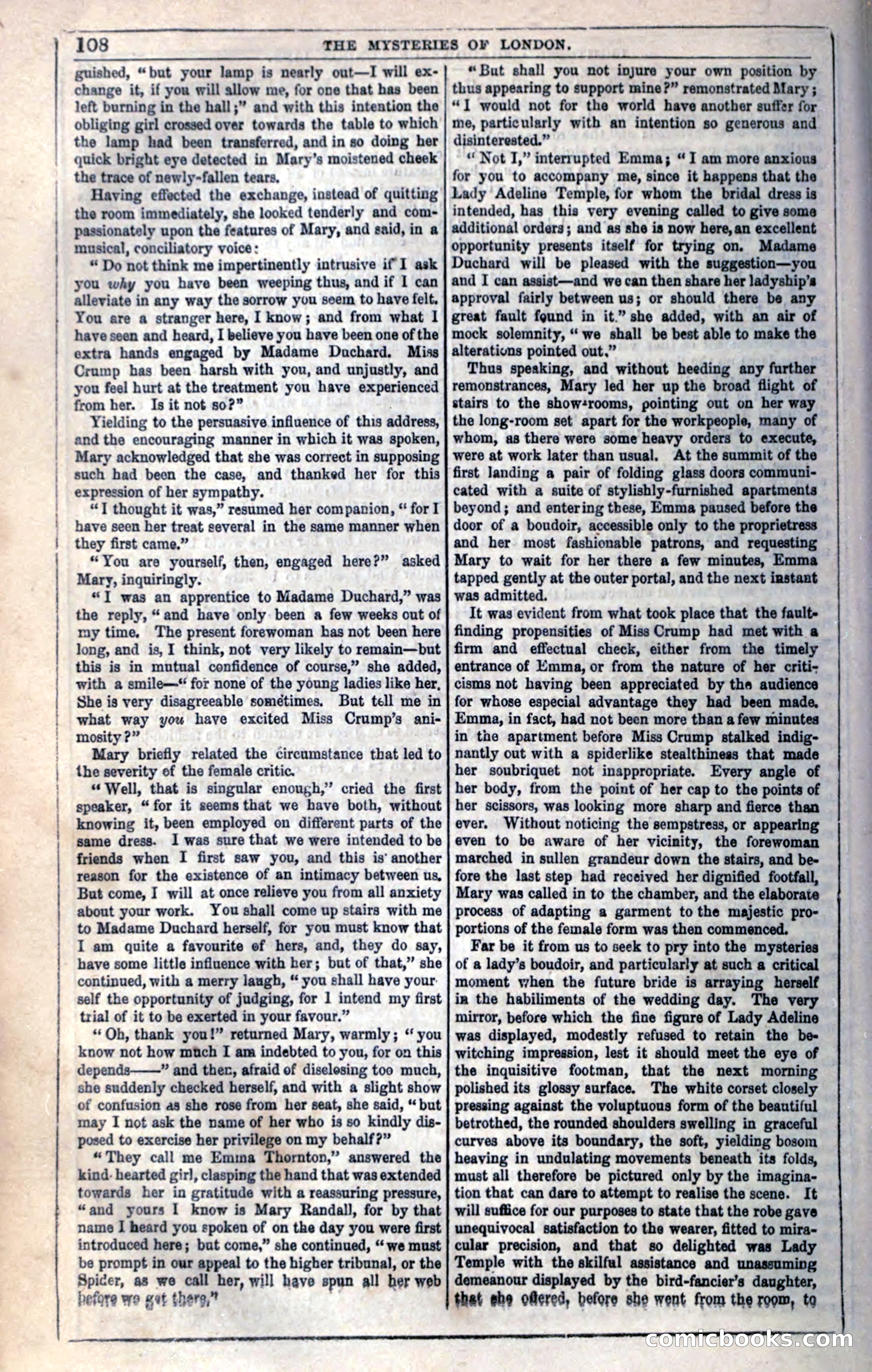 The Mysteries of London; or, Lights and Shadows of London Life — page 114 of 394