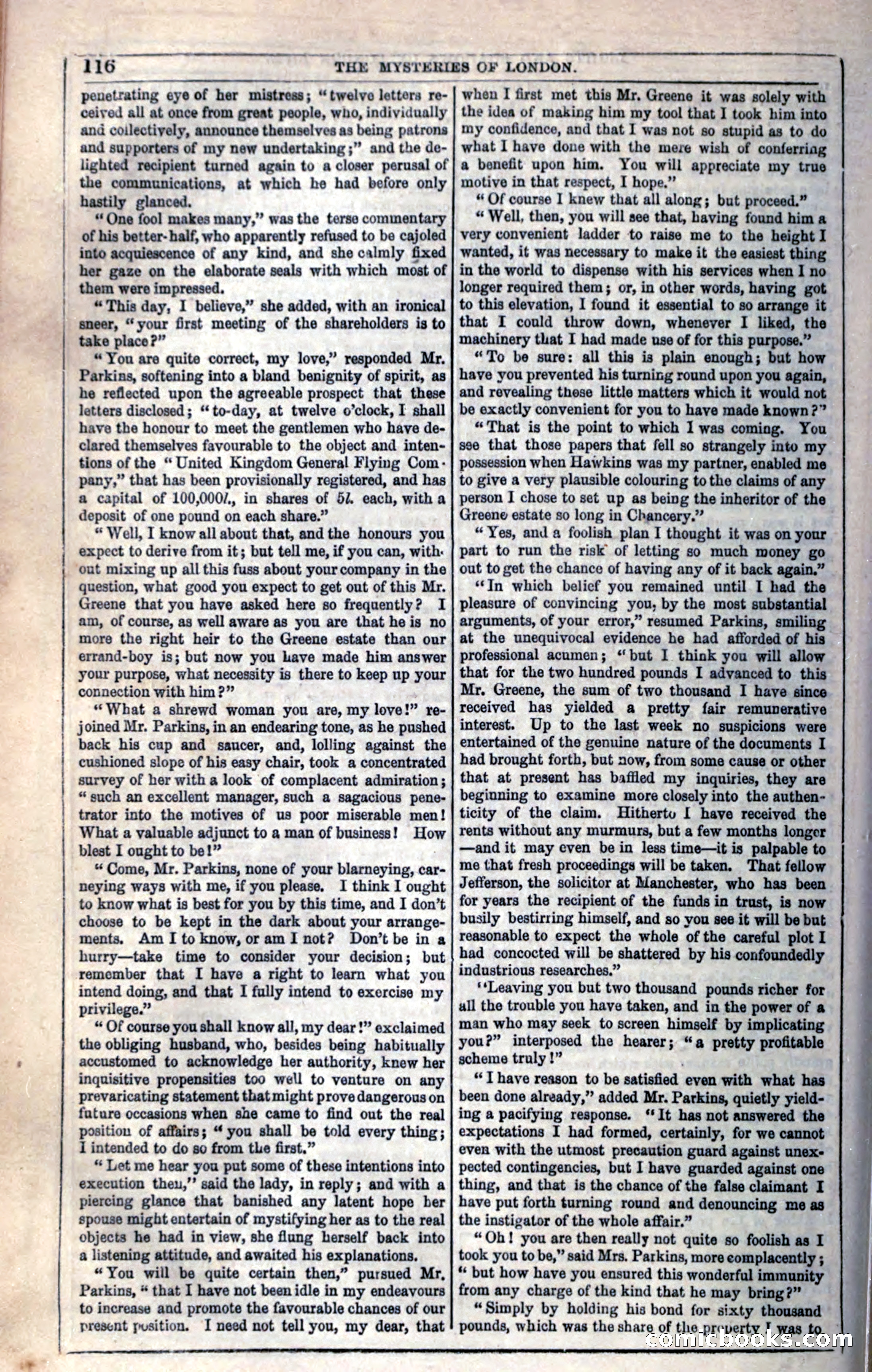 The Mysteries of London; or, Lights and Shadows of London Life — page 122 of 394