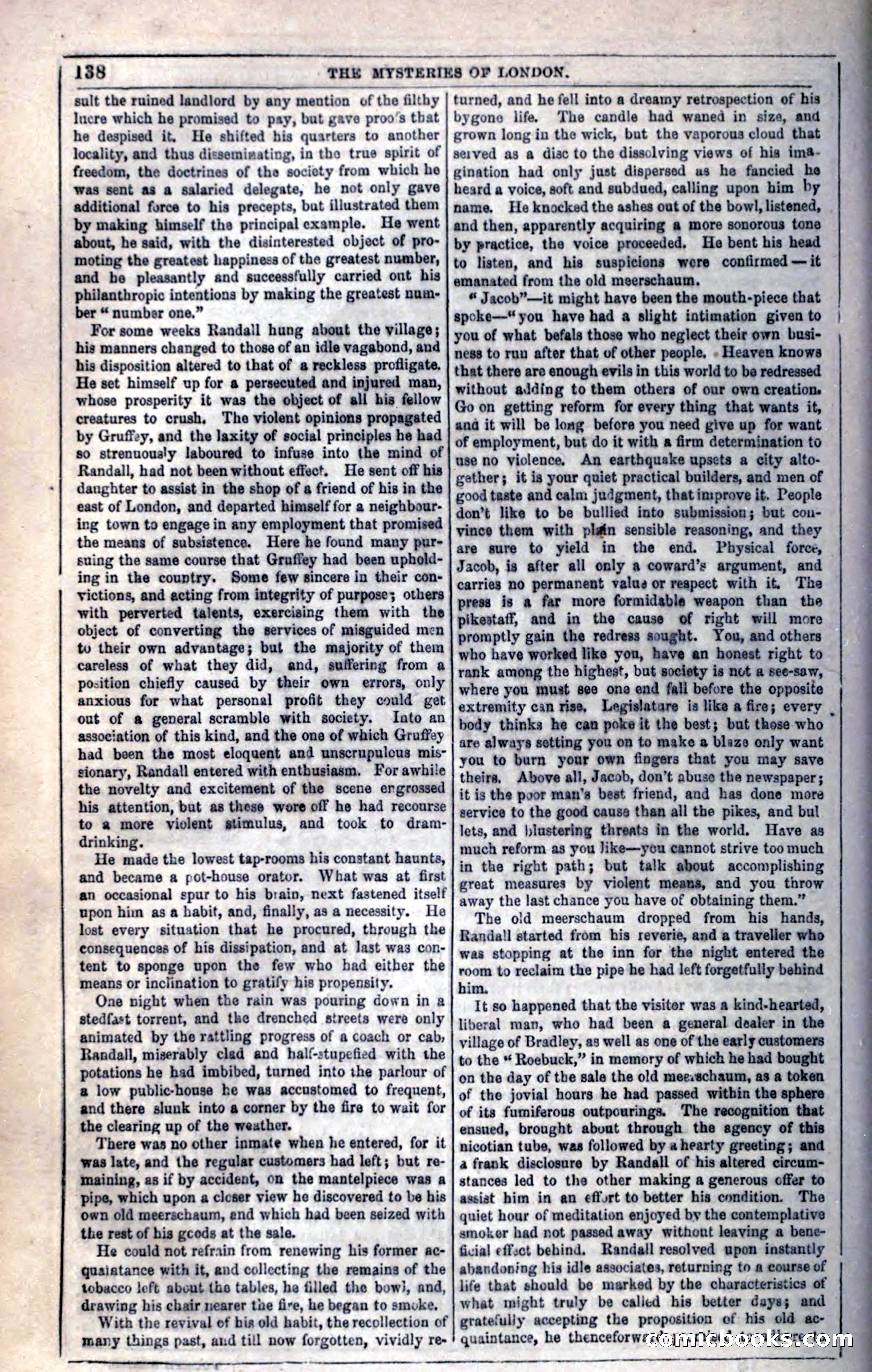 The Mysteries of London; or, Lights and Shadows of London Life — page 144 of 394