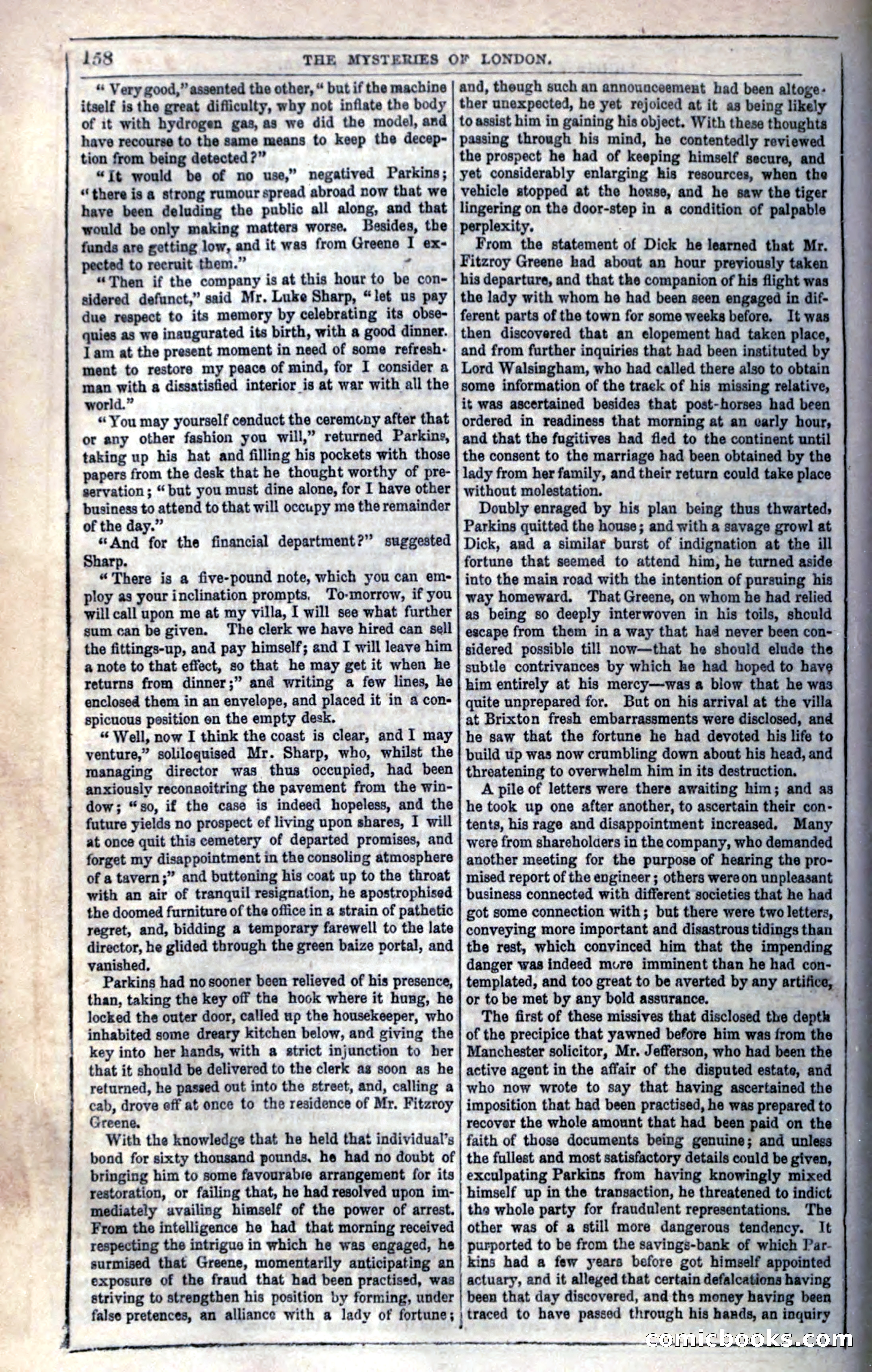 The Mysteries of London; or, Lights and Shadows of London Life — page 164 of 394