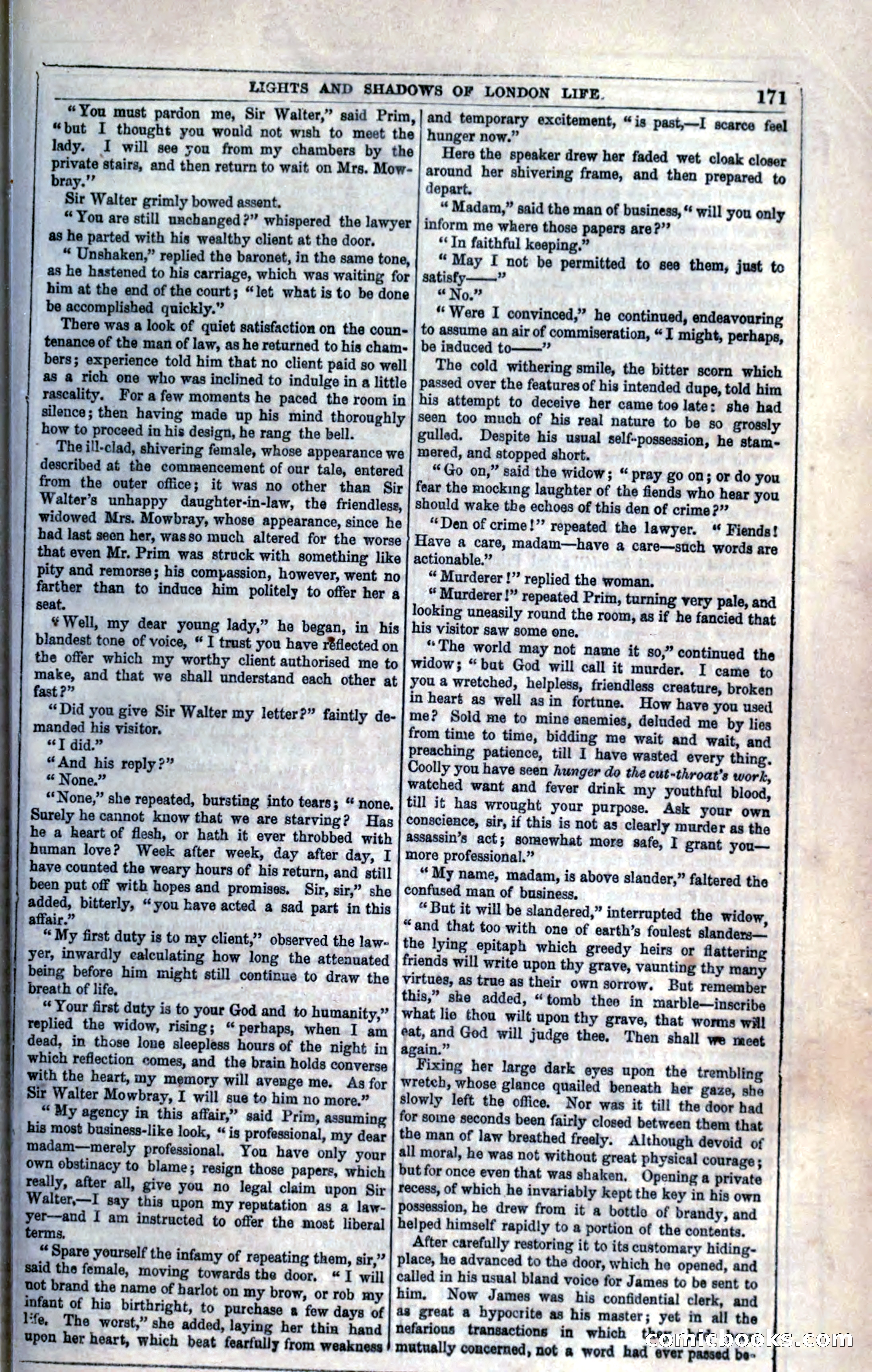 The Mysteries of London; or, Lights and Shadows of London Life — page 177 of 394