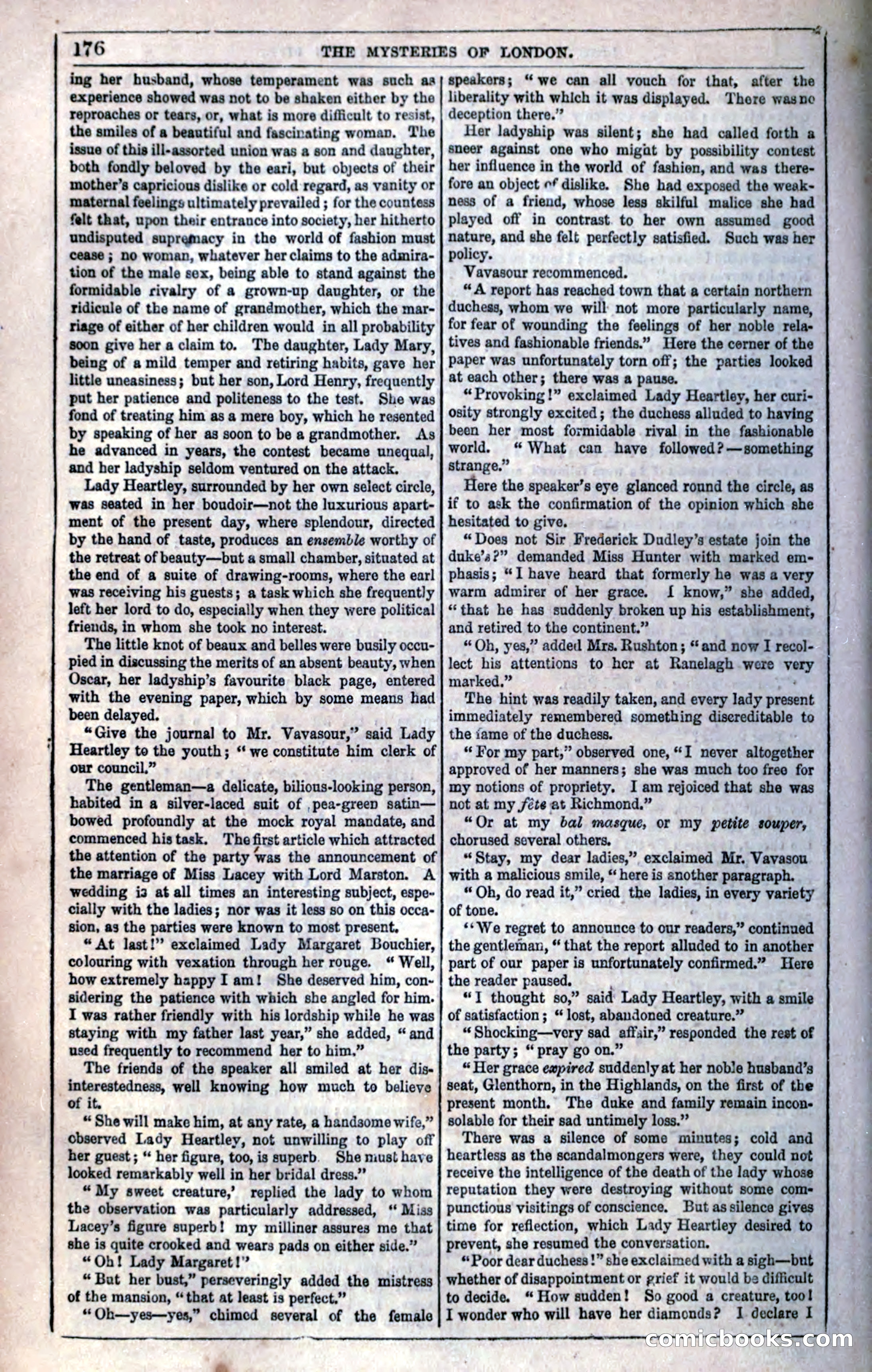 The Mysteries of London; or, Lights and Shadows of London Life — page 182 of 394