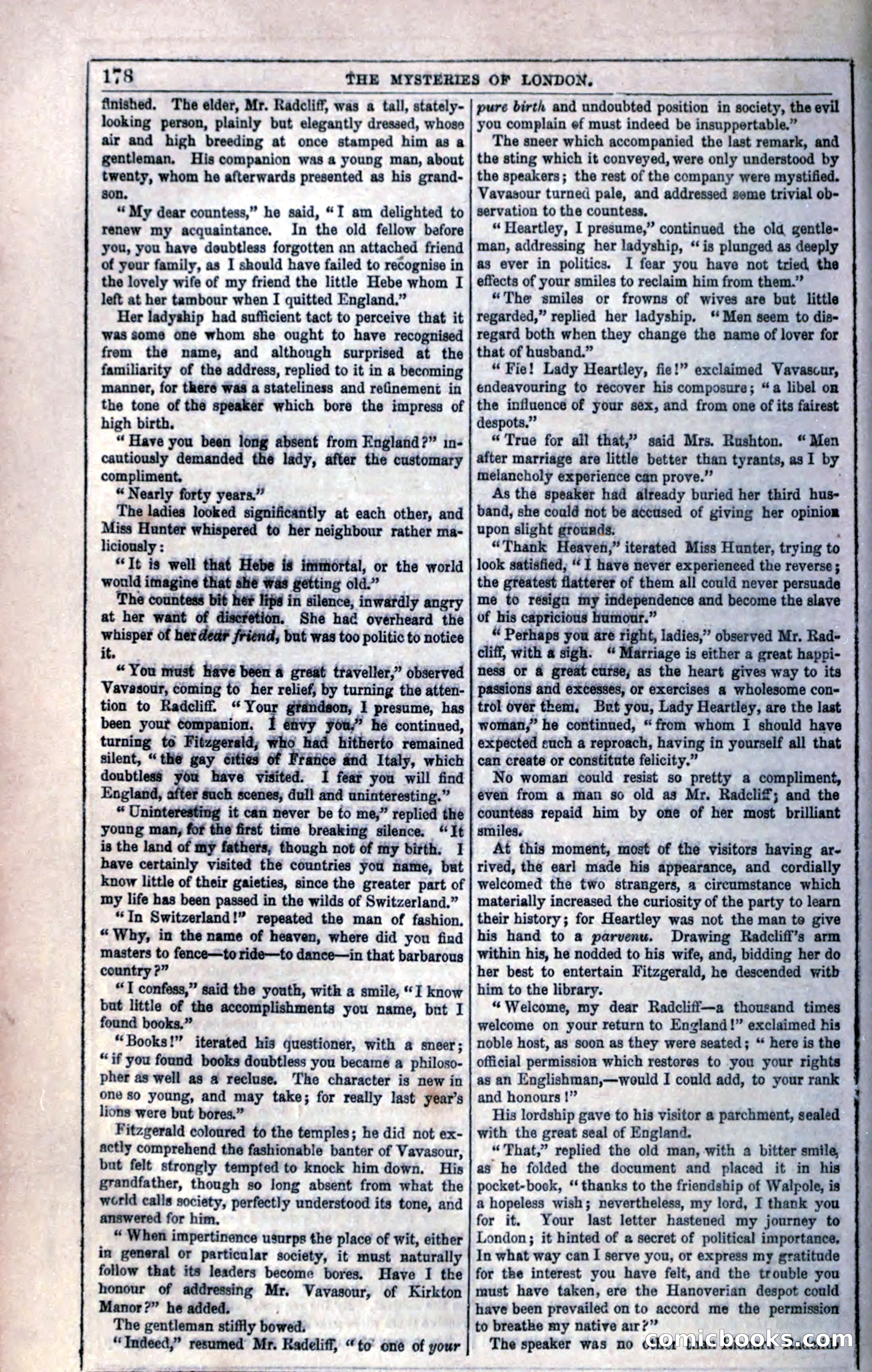 The Mysteries of London; or, Lights and Shadows of London Life — page 184 of 394