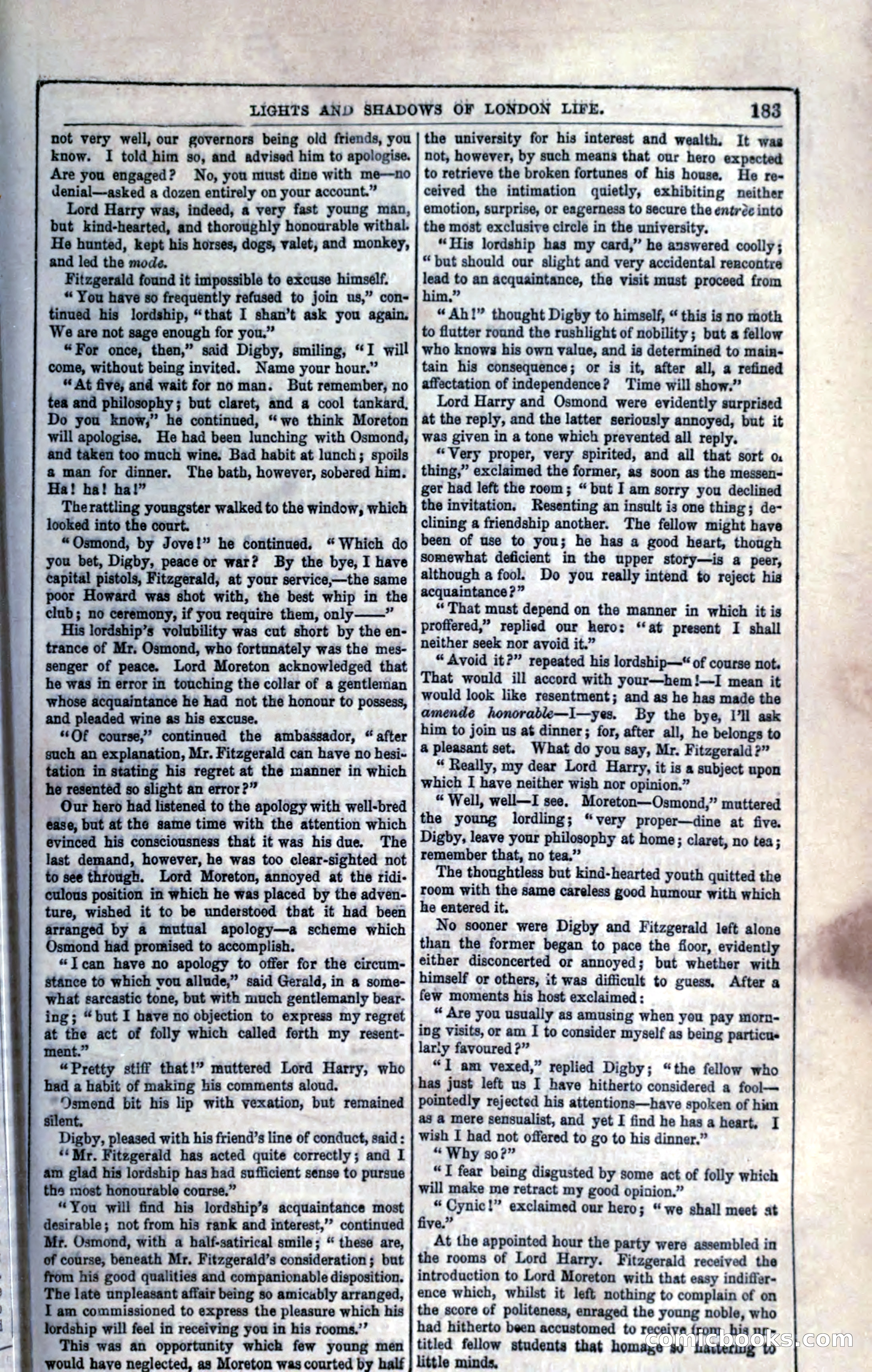 The Mysteries of London; or, Lights and Shadows of London Life — page 189 of 394