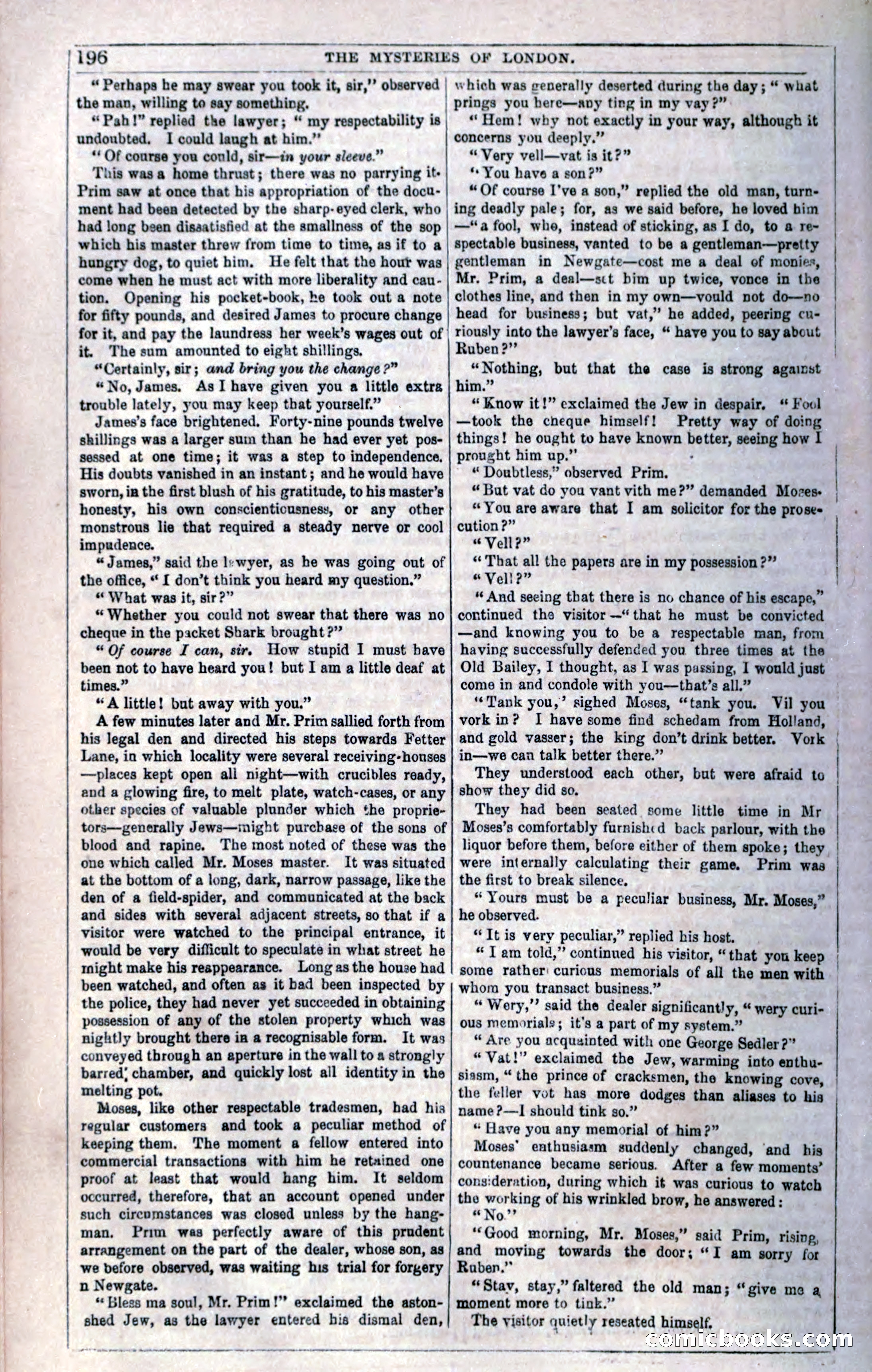 The Mysteries of London; or, Lights and Shadows of London Life — page 202 of 394