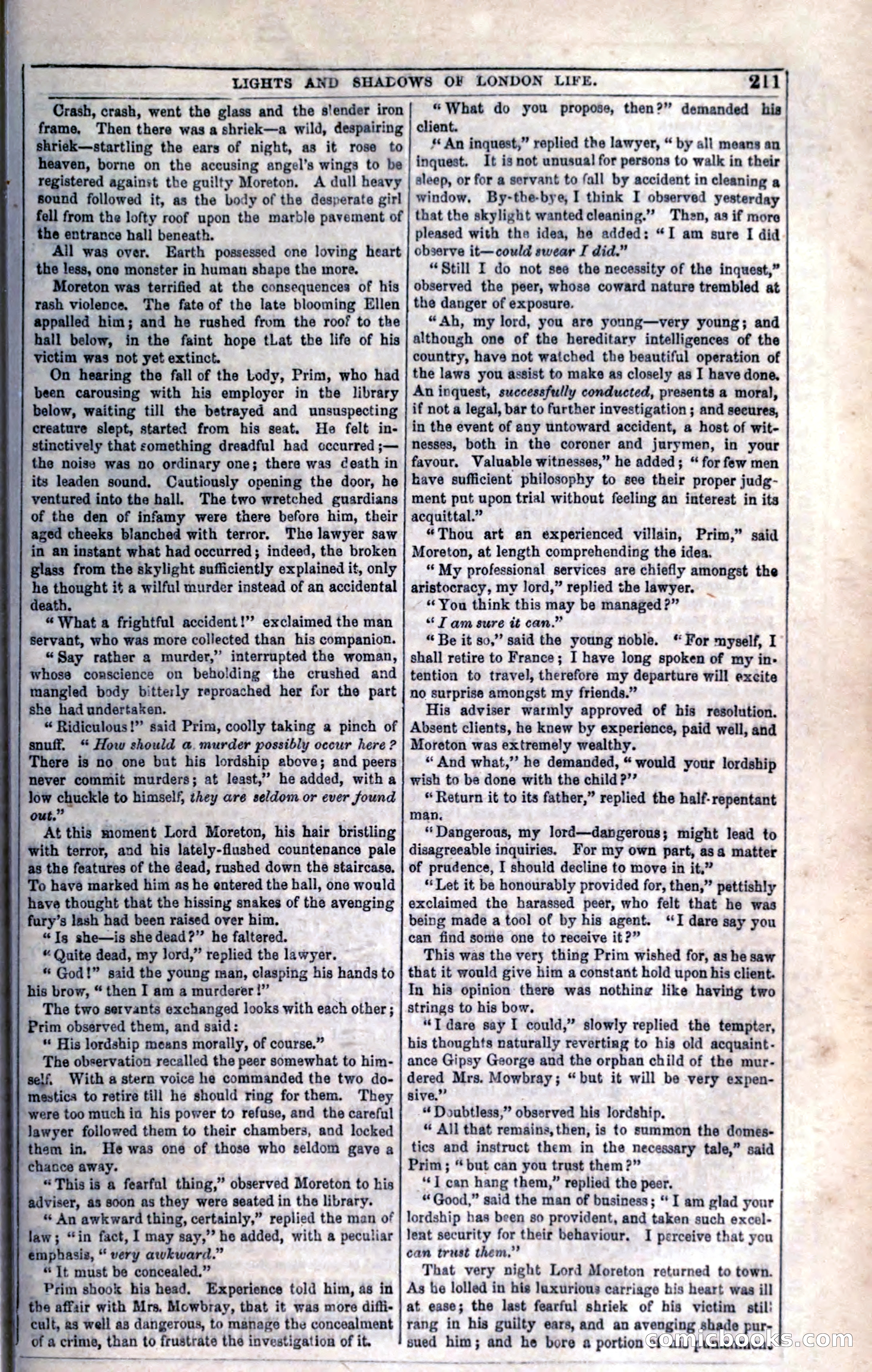 The Mysteries of London; or, Lights and Shadows of London Life — page 217 of 394