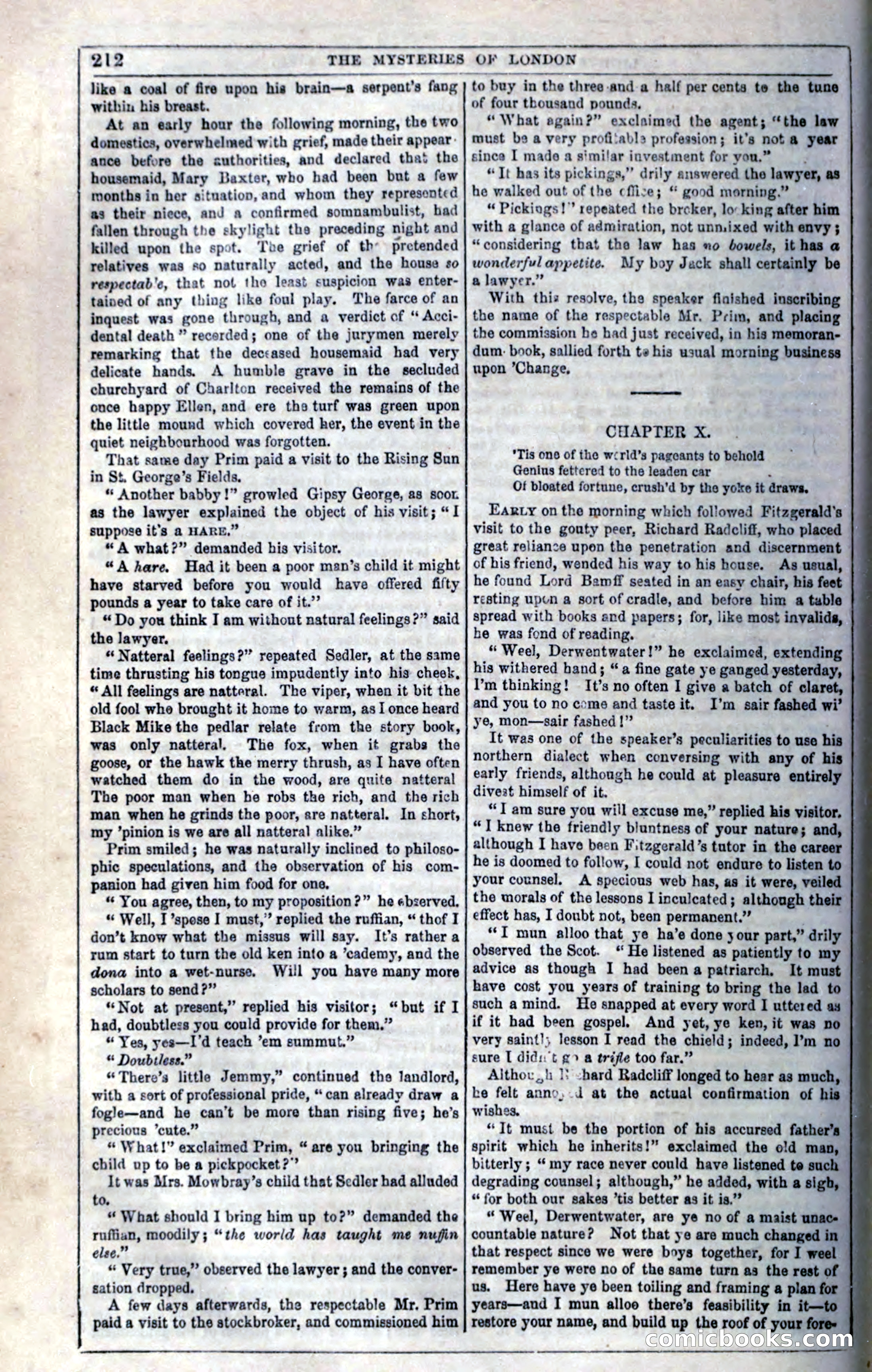 The Mysteries of London; or, Lights and Shadows of London Life — page 218 of 394
