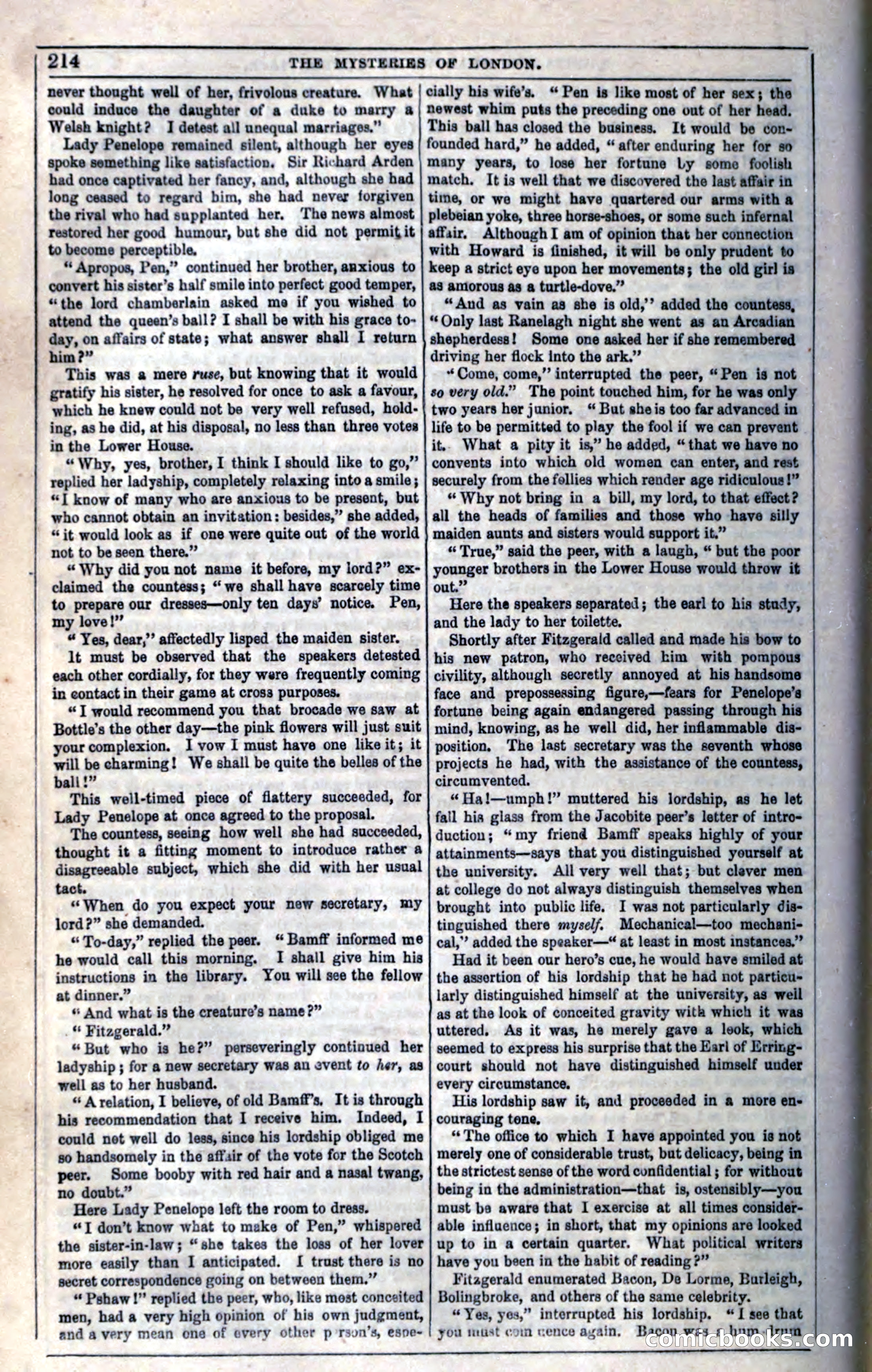 The Mysteries of London; or, Lights and Shadows of London Life — page 220 of 394