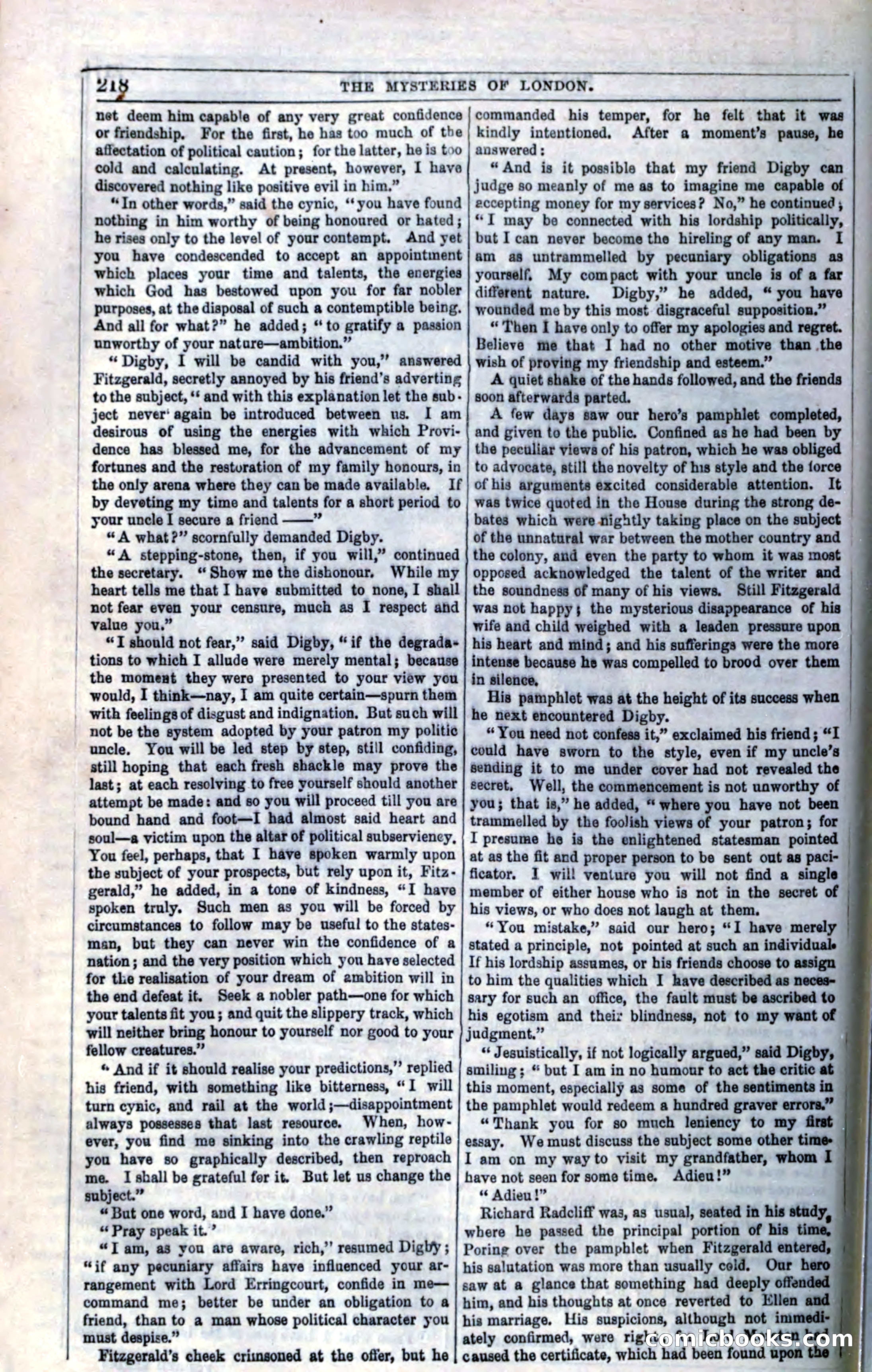 The Mysteries of London; or, Lights and Shadows of London Life — page 224 of 394
