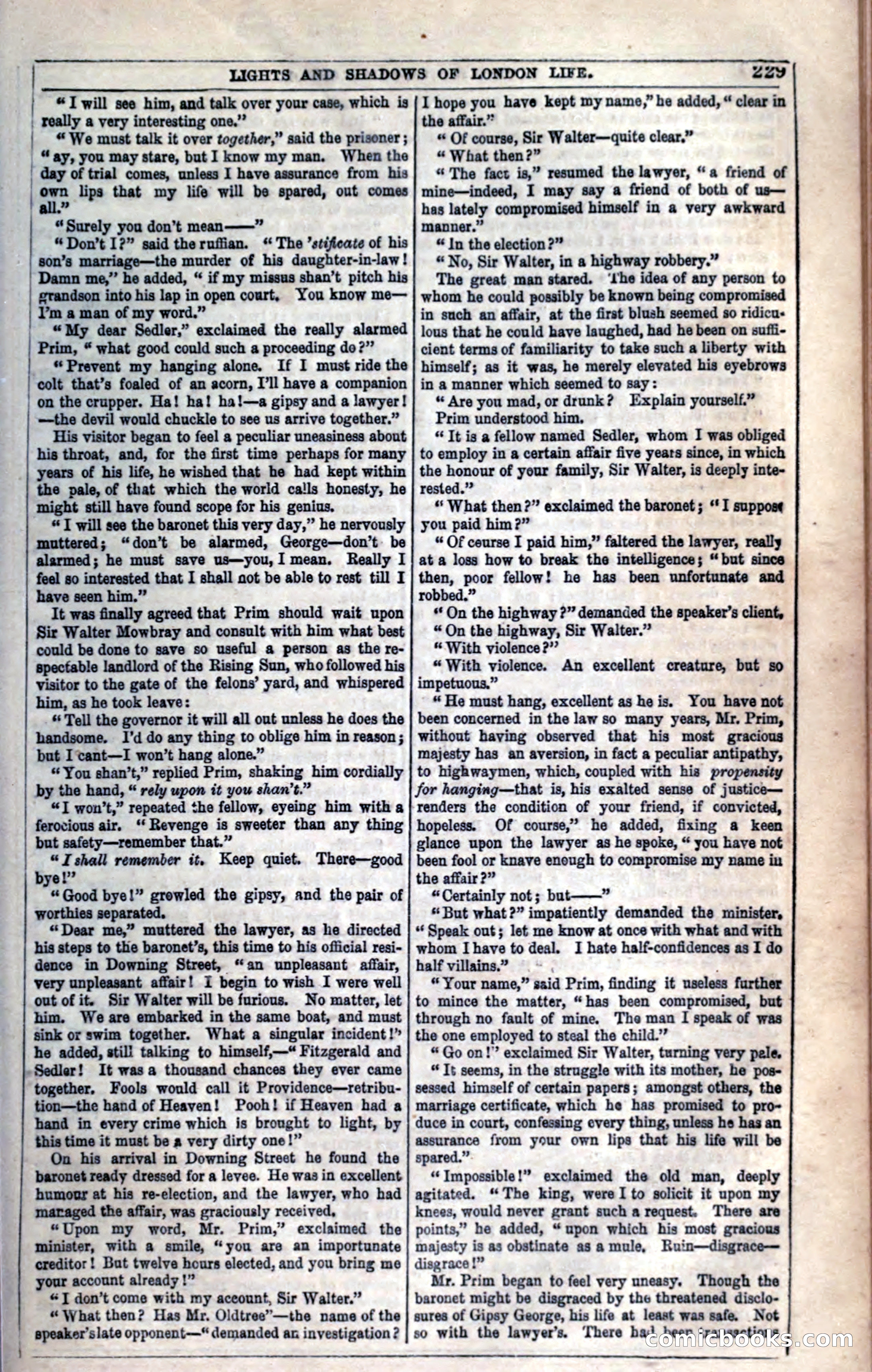 The Mysteries of London; or, Lights and Shadows of London Life — page 235 of 394