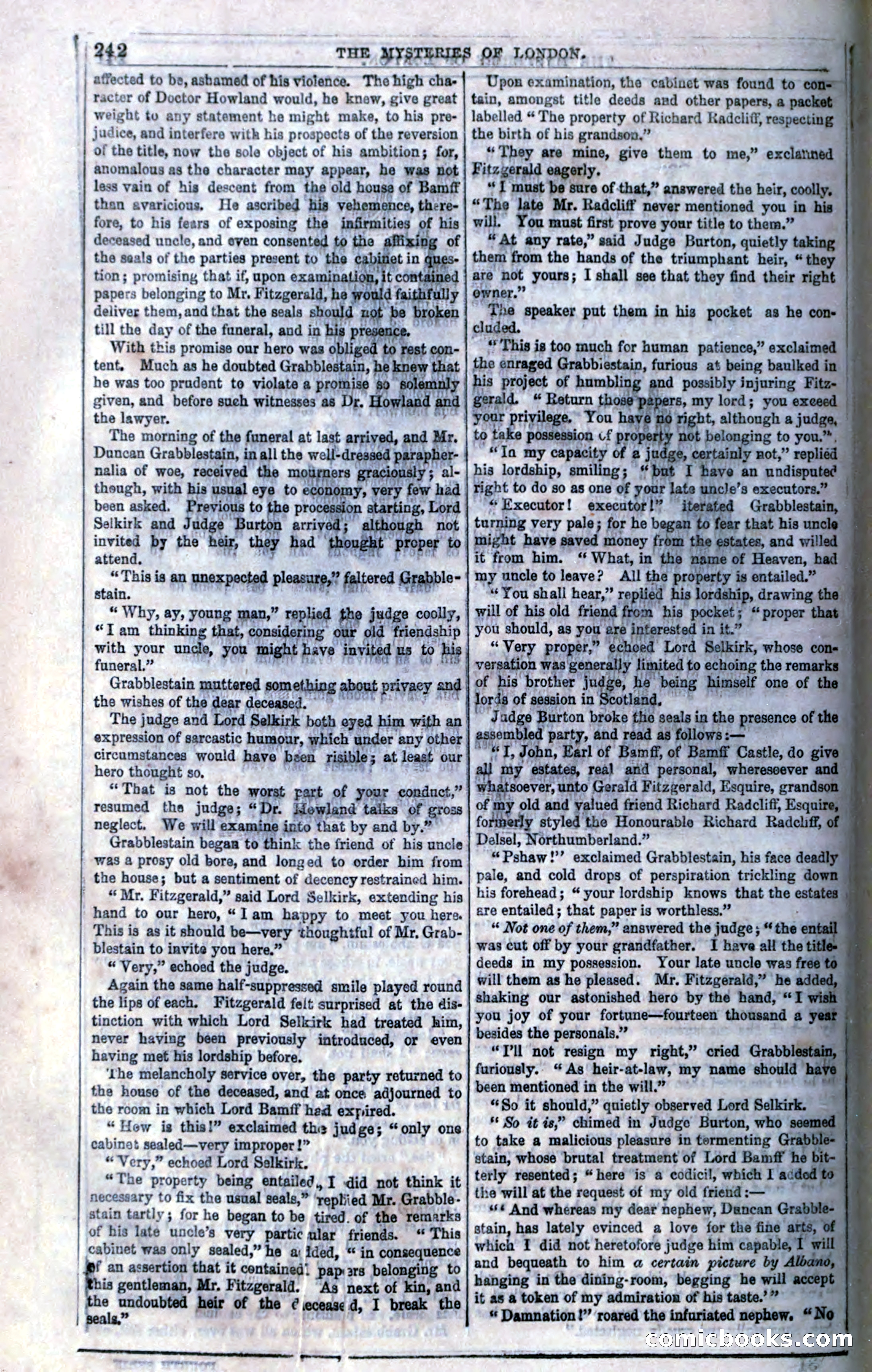 The Mysteries of London; or, Lights and Shadows of London Life — page 244 of 394