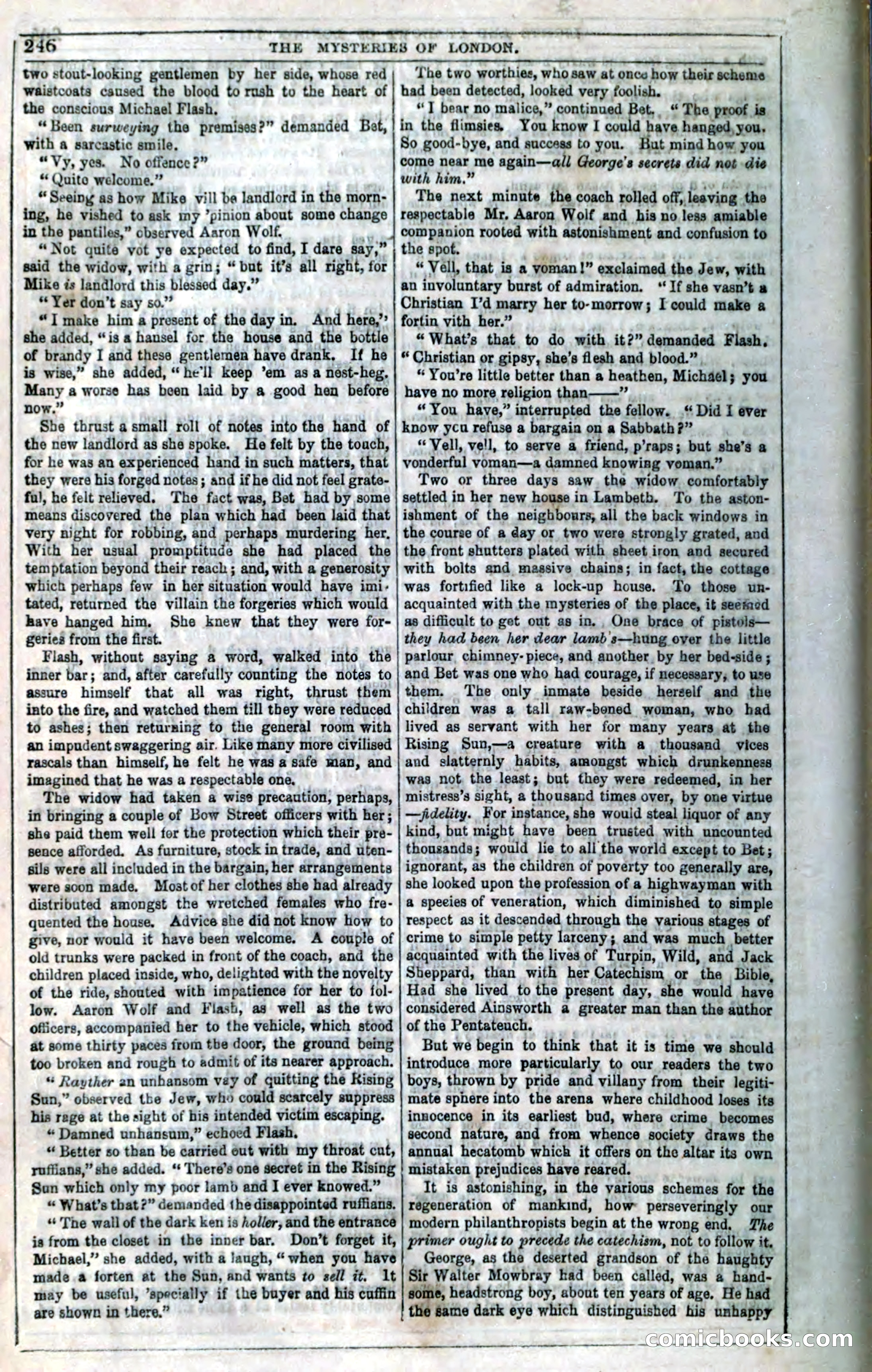 The Mysteries of London; or, Lights and Shadows of London Life — page 248 of 394
