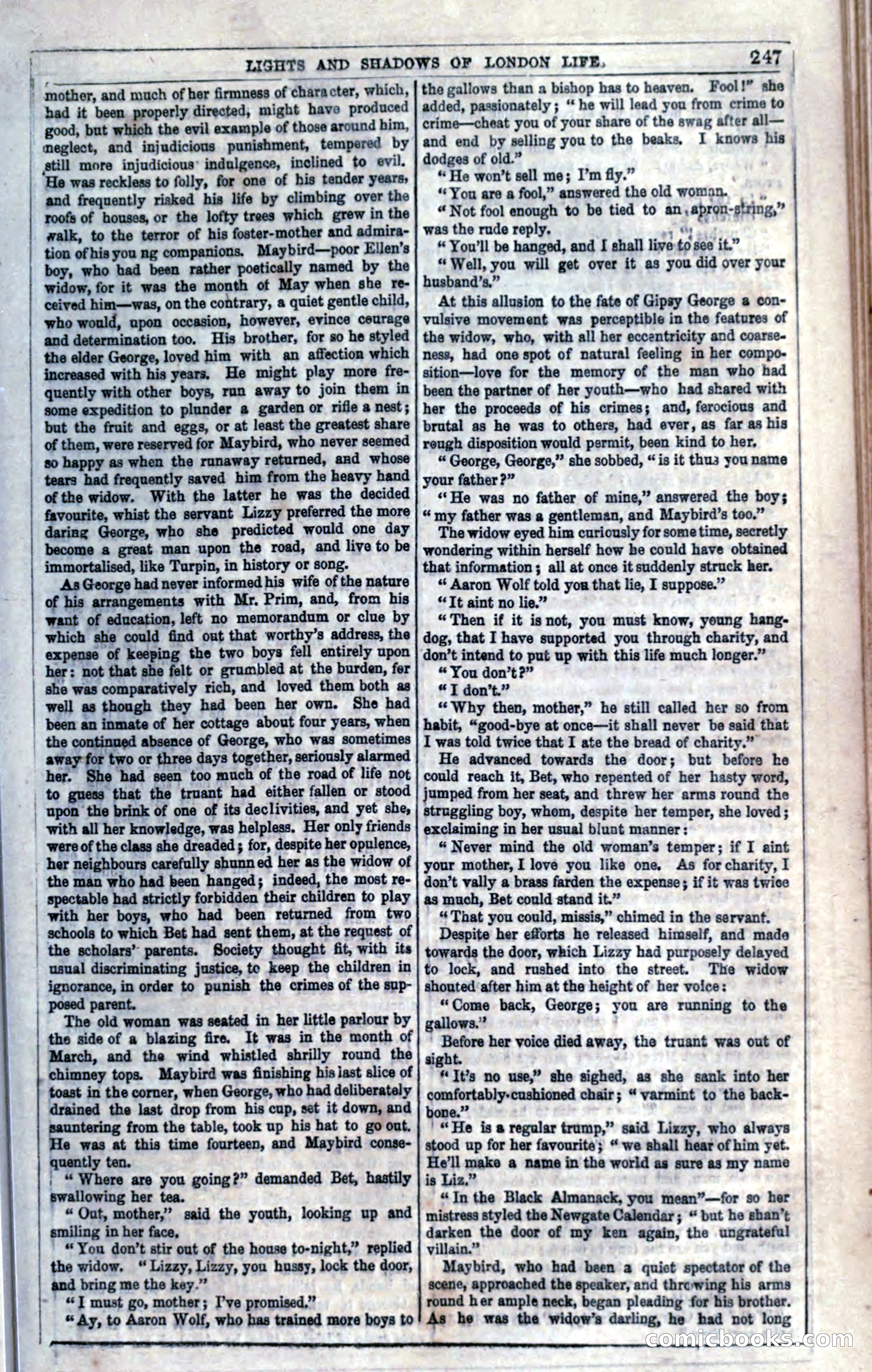 The Mysteries of London; or, Lights and Shadows of London Life — page 249 of 394