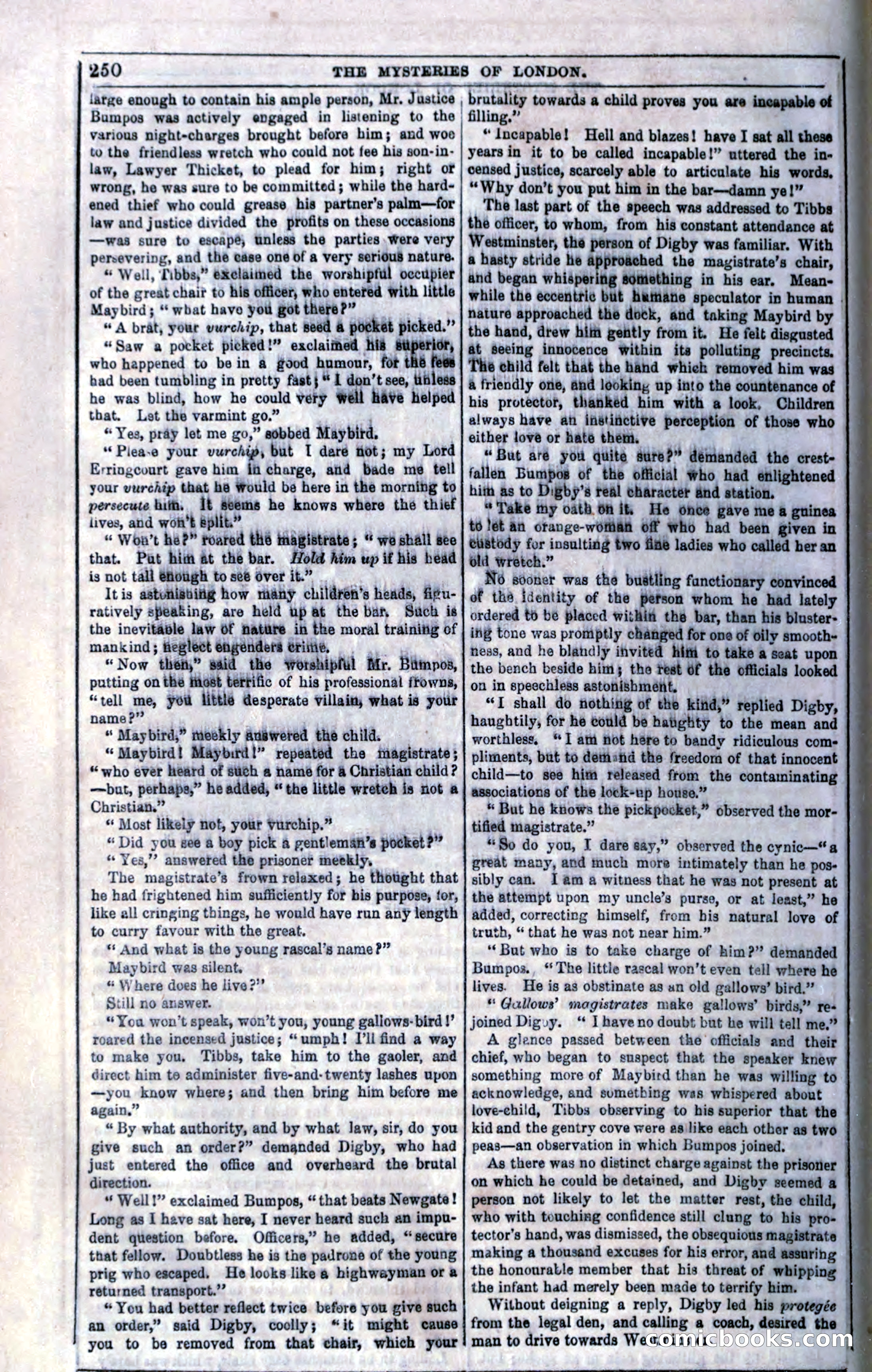 The Mysteries of London; or, Lights and Shadows of London Life — page 252 of 394