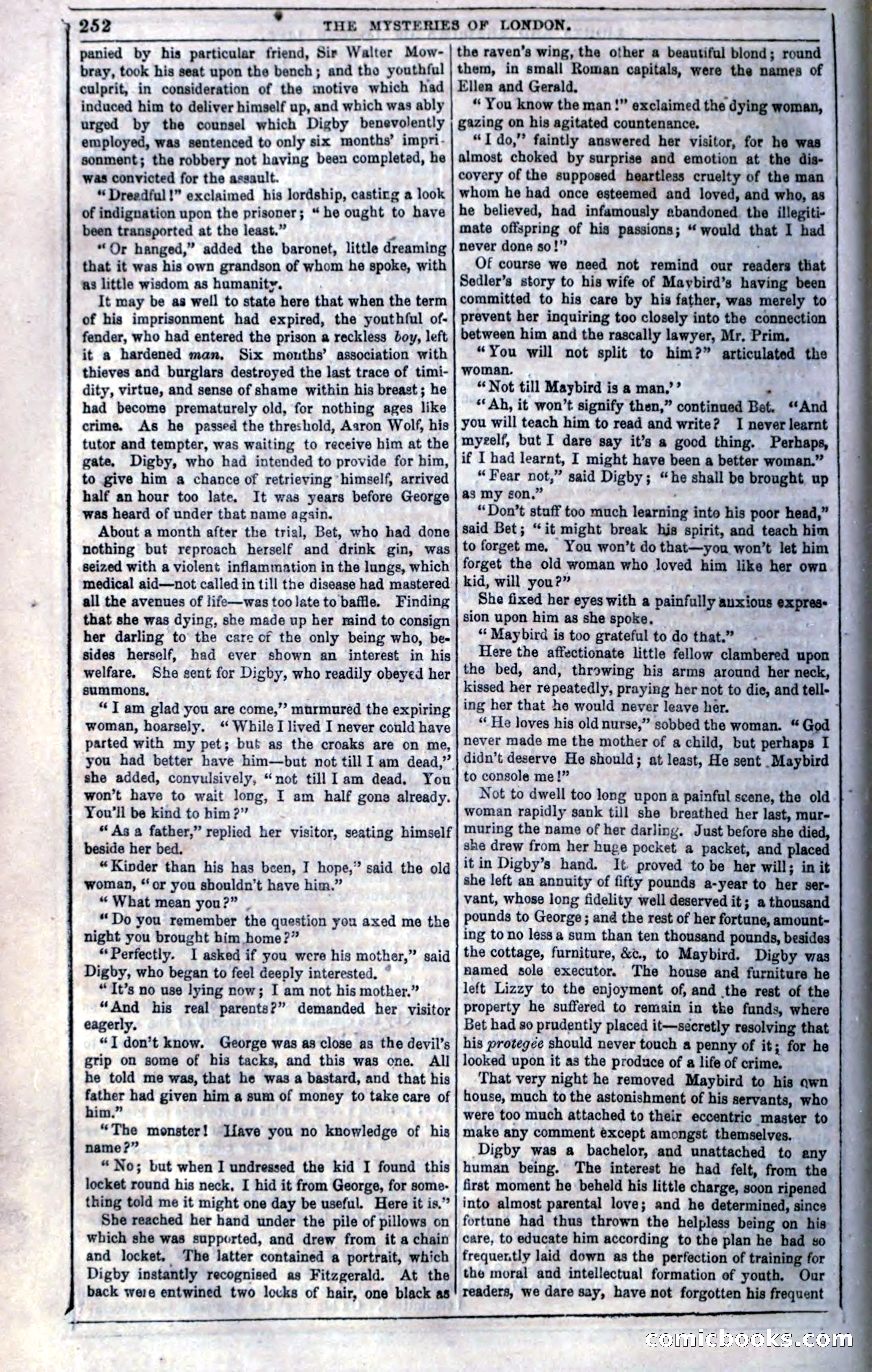 The Mysteries of London; or, Lights and Shadows of London Life — page 254 of 394